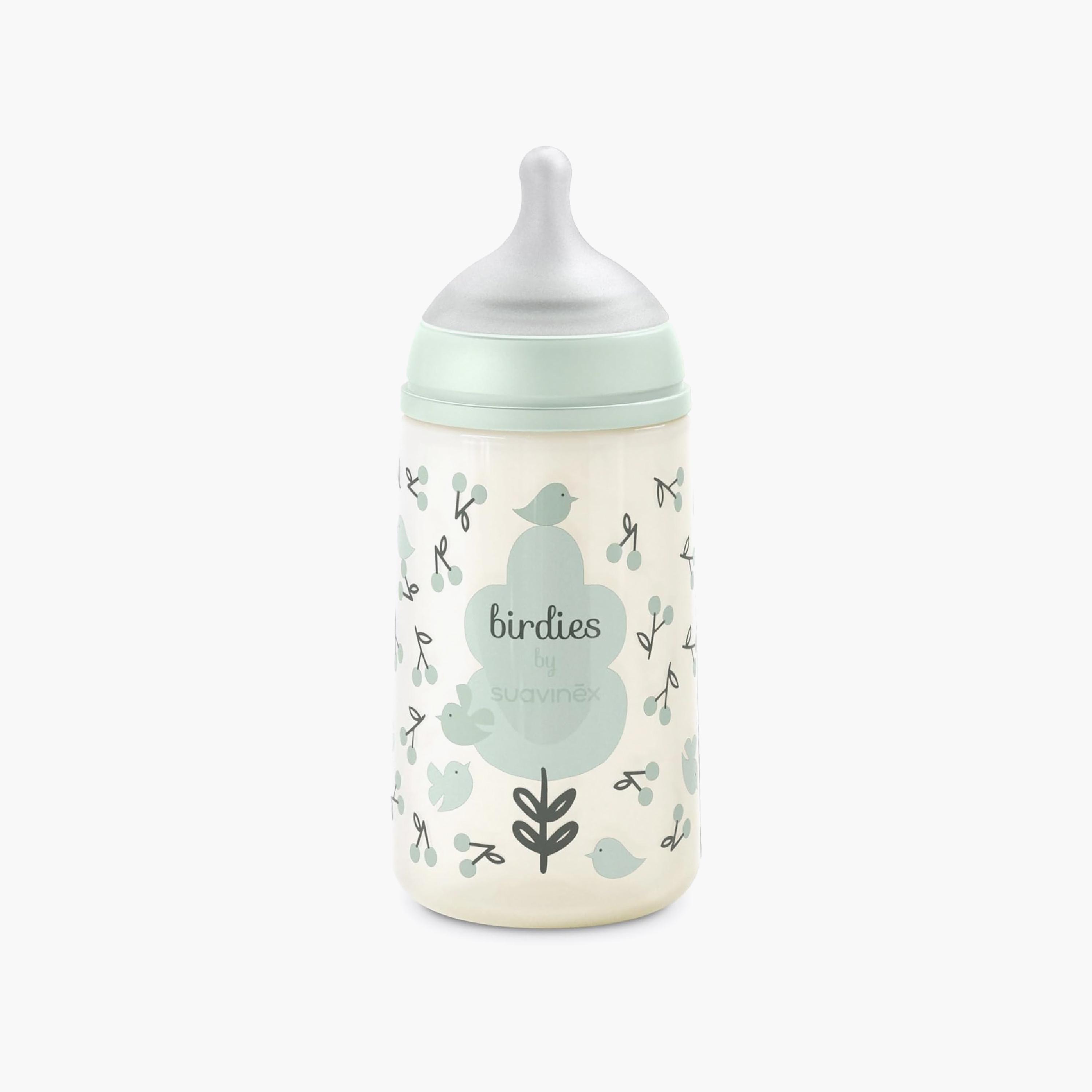 Suavinex Birdie Anti-Colic Silicone Teat Feeding Bottle - 270 ml-baby-feeding-feedingbottles-bottlesandteats-image-1
