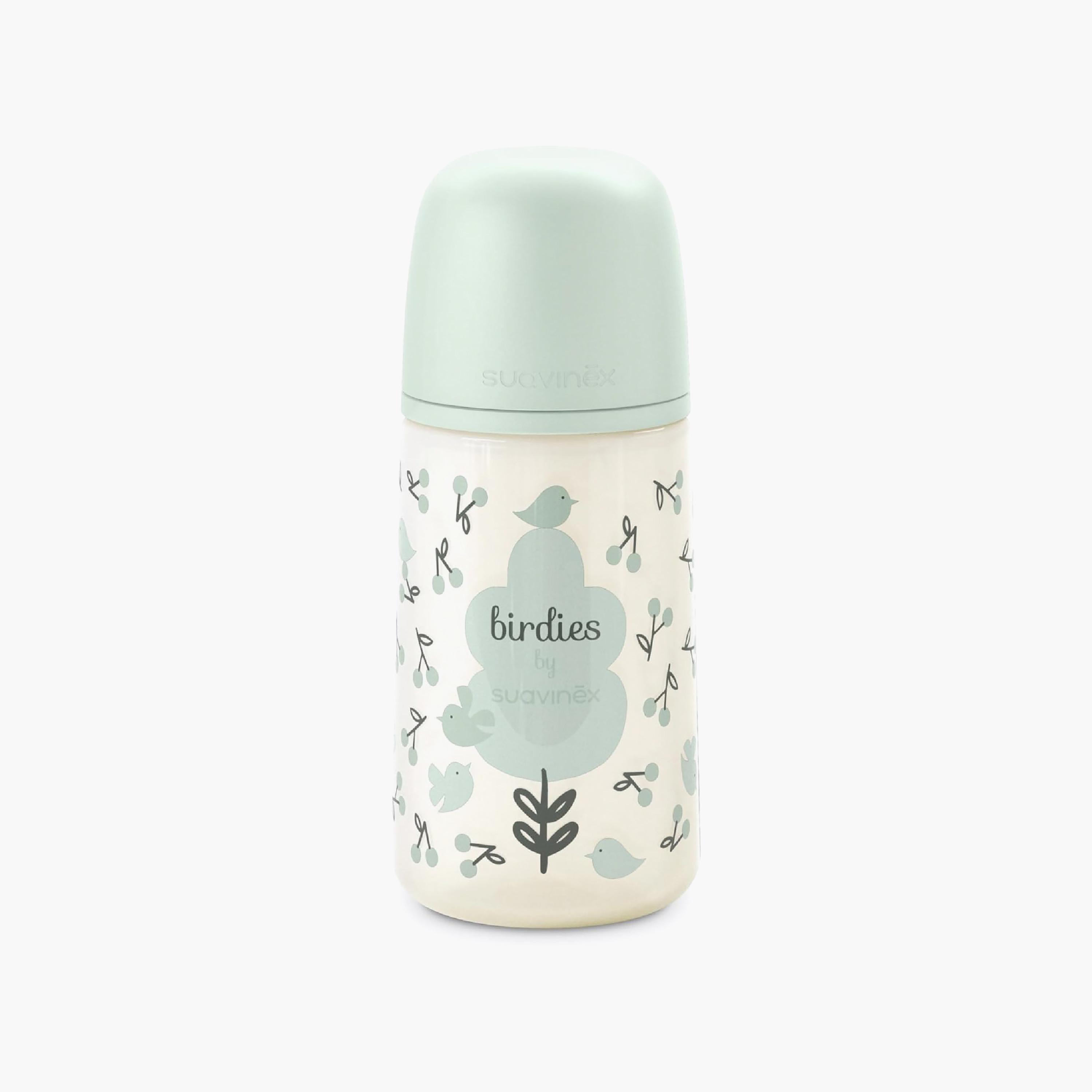 زجاجة رضاعة بيردي بحلمة سيليكون مضادة للمغص - 270 مل من سوافينكس-baby-feeding-feedingbottles-bottlesandteats-image-7