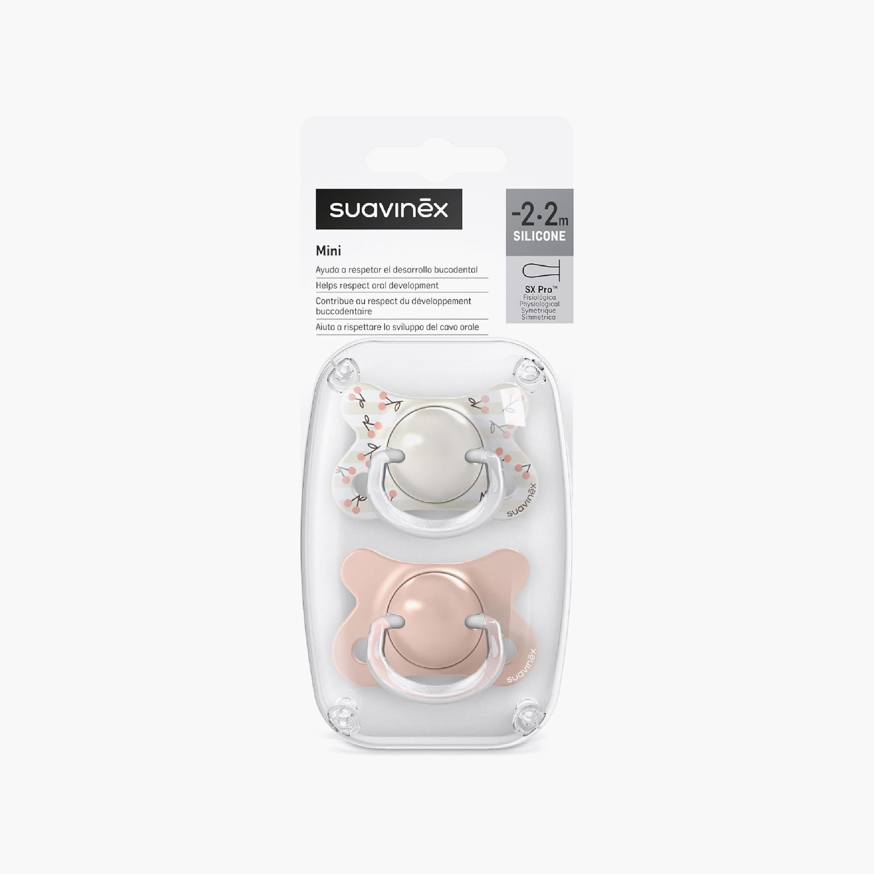 Suavinex 2-Piece Mini Silicone Pacifiers with Case-baby-feeding-pacifiers-image-6