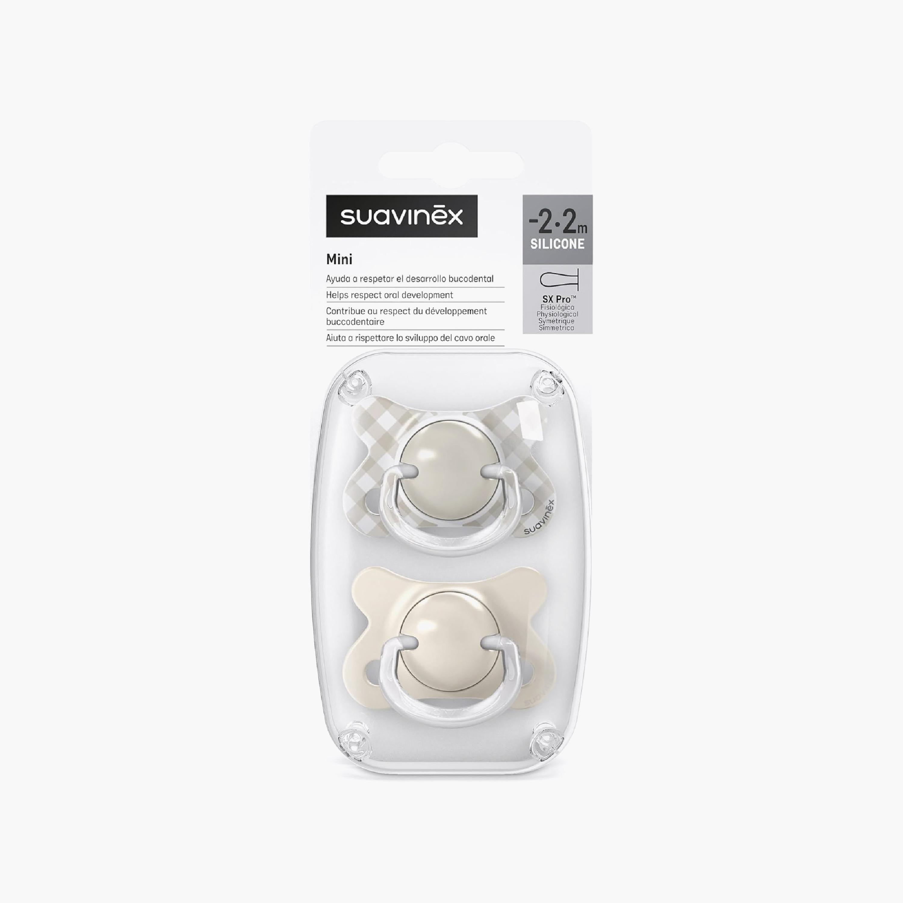 Suavinex 2-Piece Mini Silicone Pacifiers with Case-baby-feeding-pacifiers-image-9