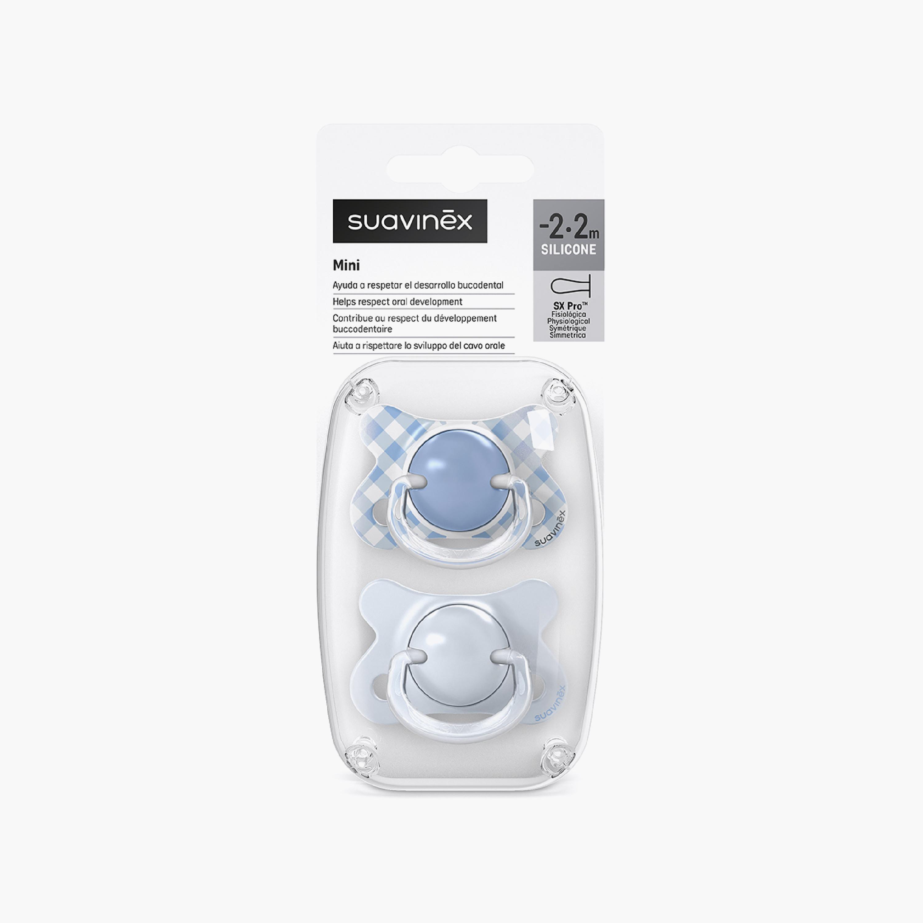 Suavinex 2-Piece Mini Silicone Pacifiers with Case-baby-feeding-pacifiers-image-12