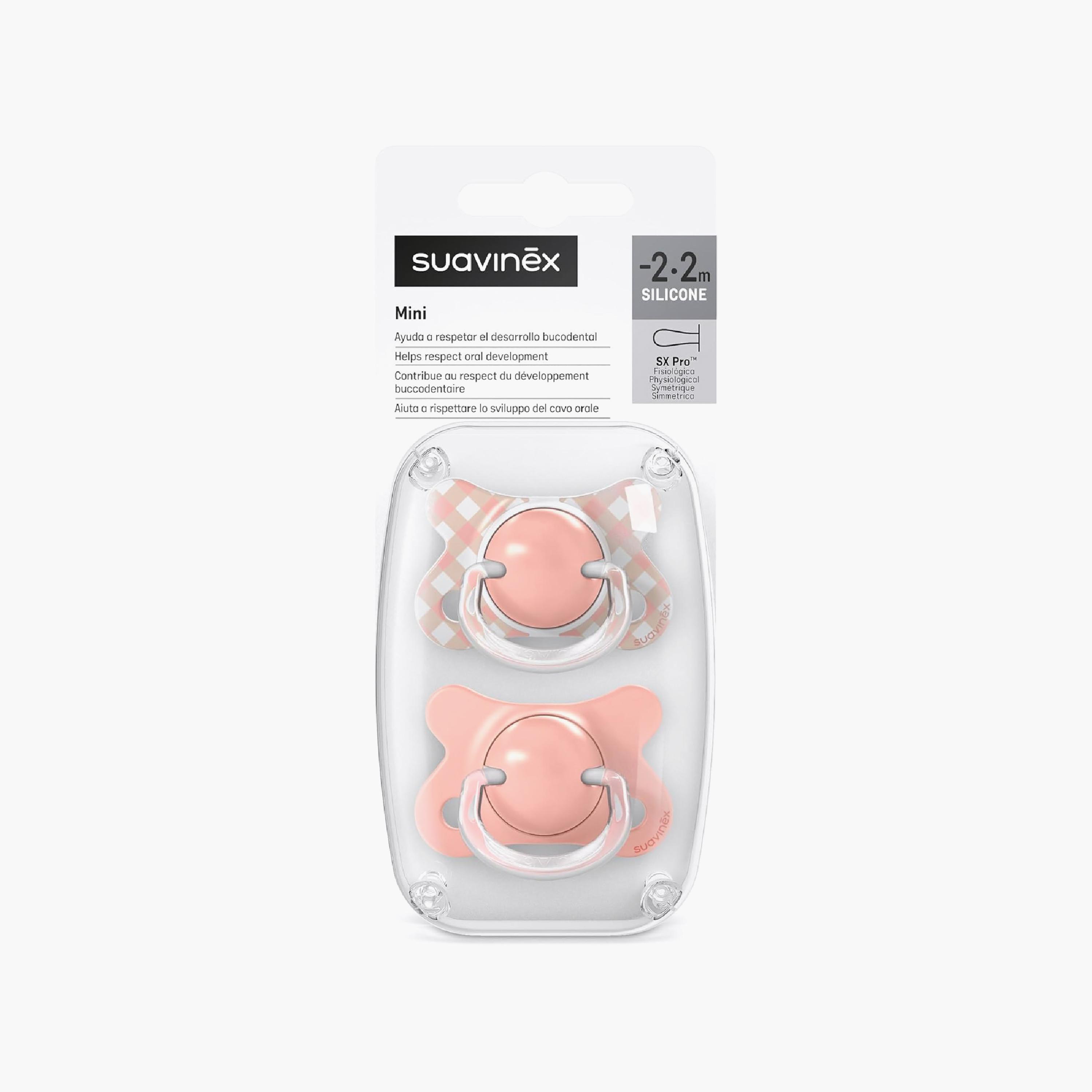 Suavinex 2-Piece Mini Silicone Pacifiers with Case-baby-feeding-pacifiers-image-15