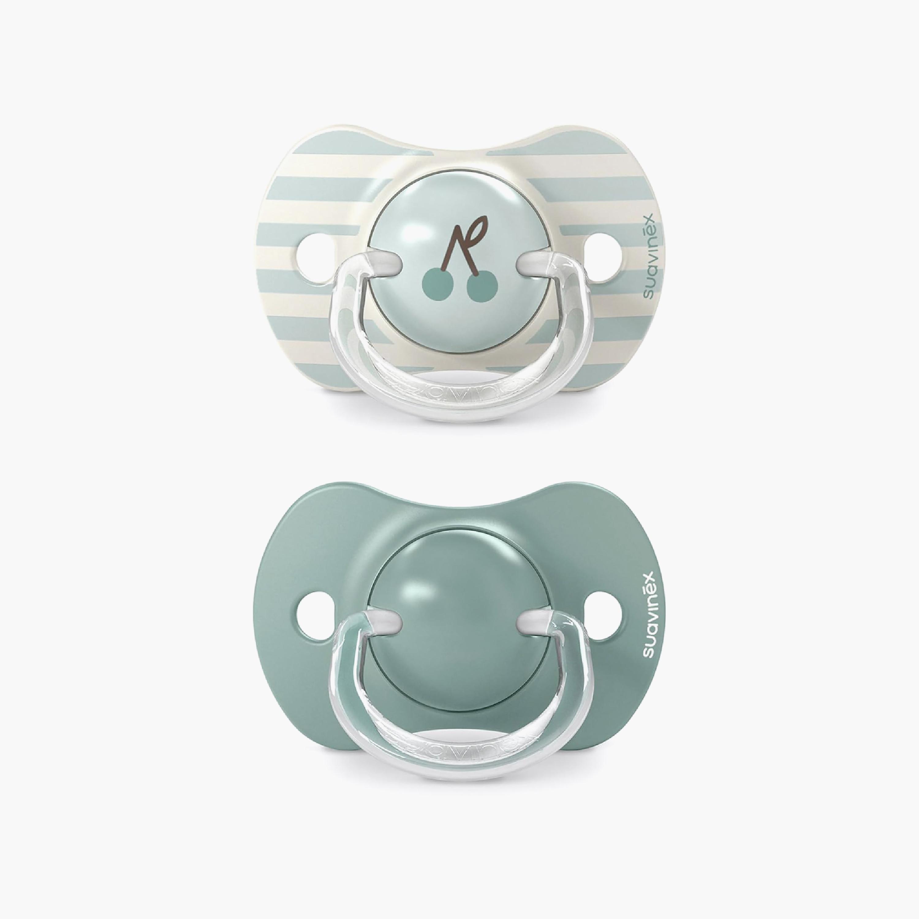 طقم لهايات سيليكون بيرديز مع علبة (قطعتان) - 18 شهراً فأكثر من سوافينكس-baby-feeding-pacifiers-image-1