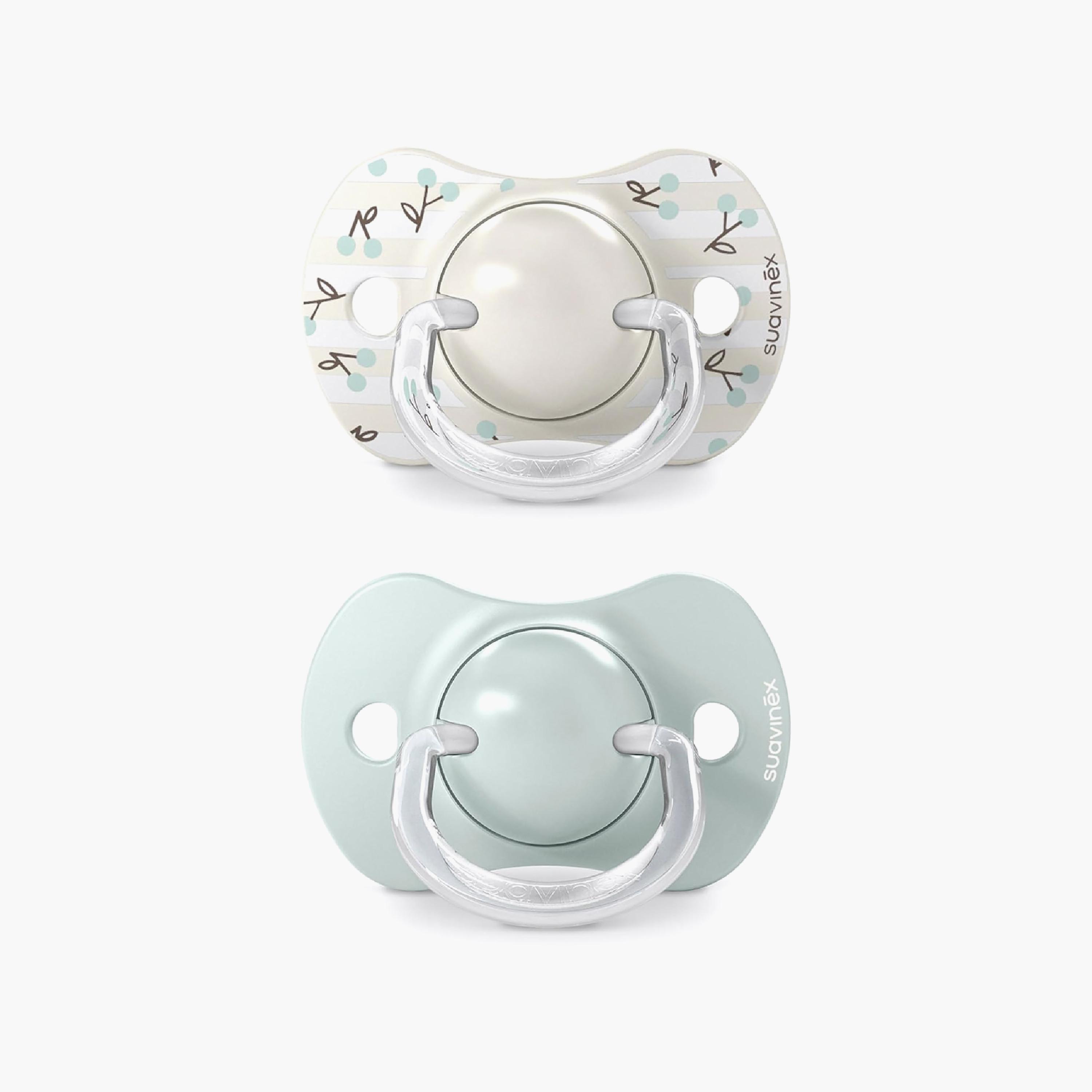 Suavinex 2-Piece Birdies Silicone Pacifiers with Case - 0-6 Months-baby-feeding-pacifiers-image-1
