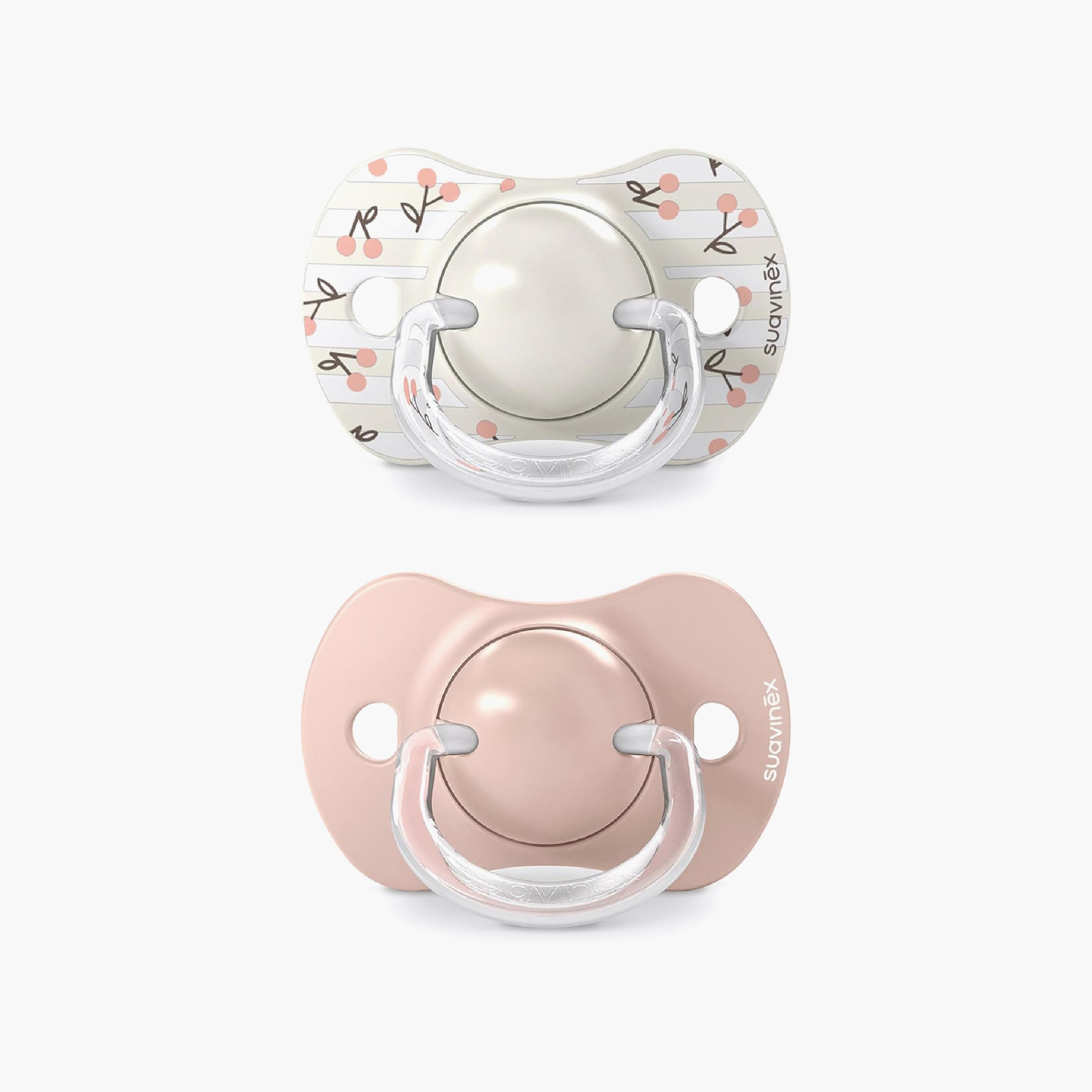 طقم لهايات سيليكون بيرديز مع علبة (قطعتان) - من 0 إلى 6 أشهر من سوافينكس-baby-feeding-pacifiers-image-1