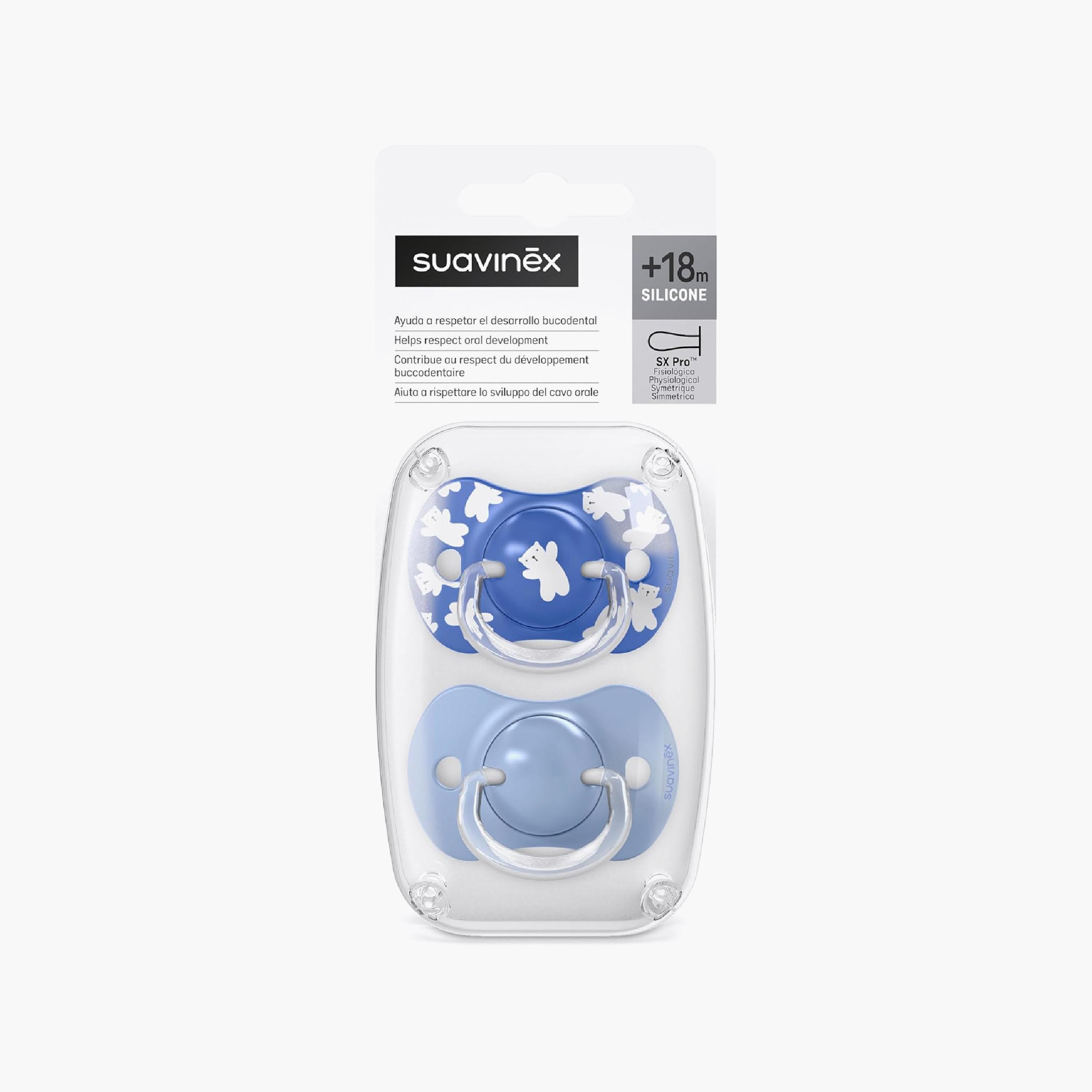 Suavinex 2-Piece Silicone Pacifiers with Case - 18 Months+-baby-feeding-pacifiers-image-7