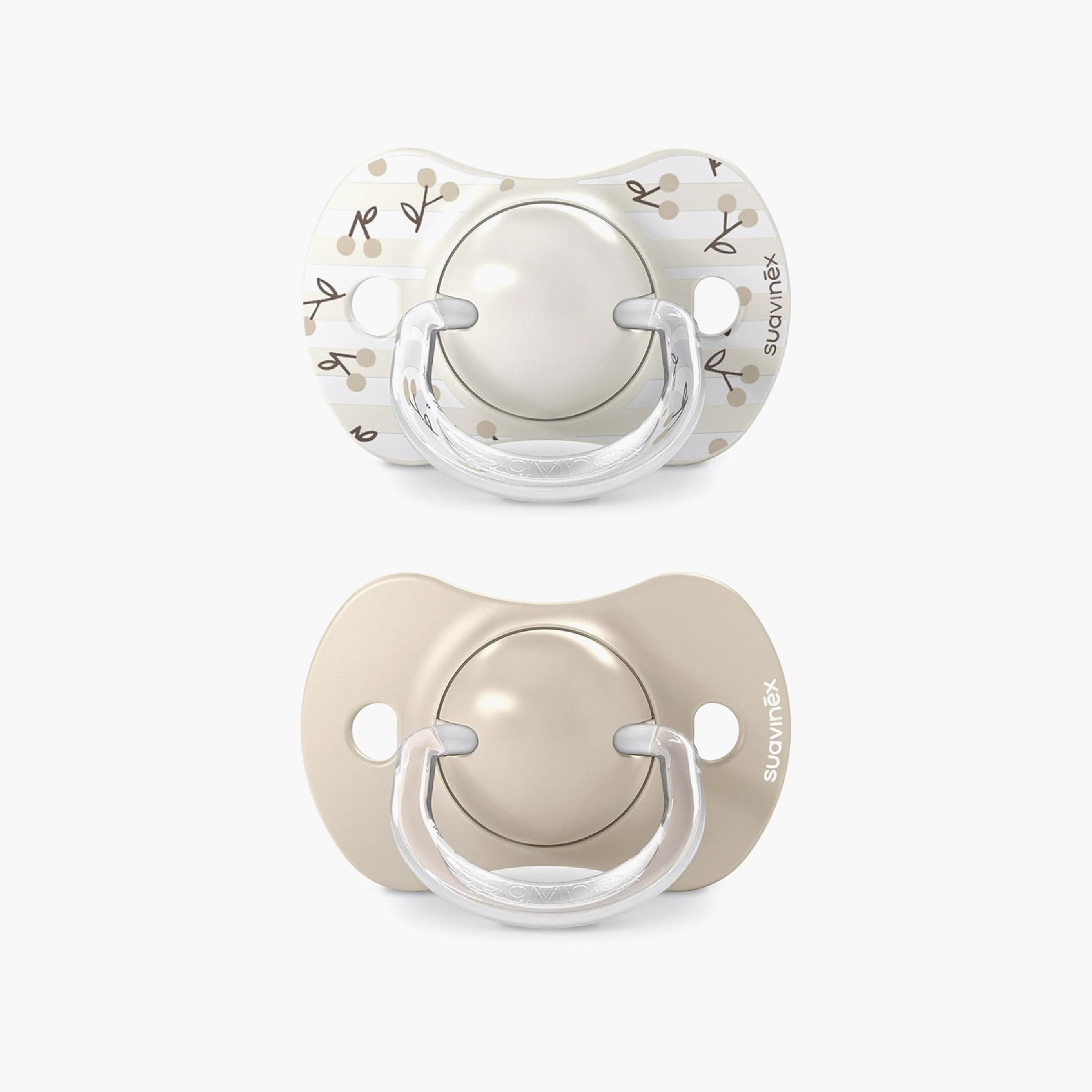 Suavinex 2-Piece Silicone Pacifiers with Case - 18 Months+-baby-feeding-pacifiers-image-1