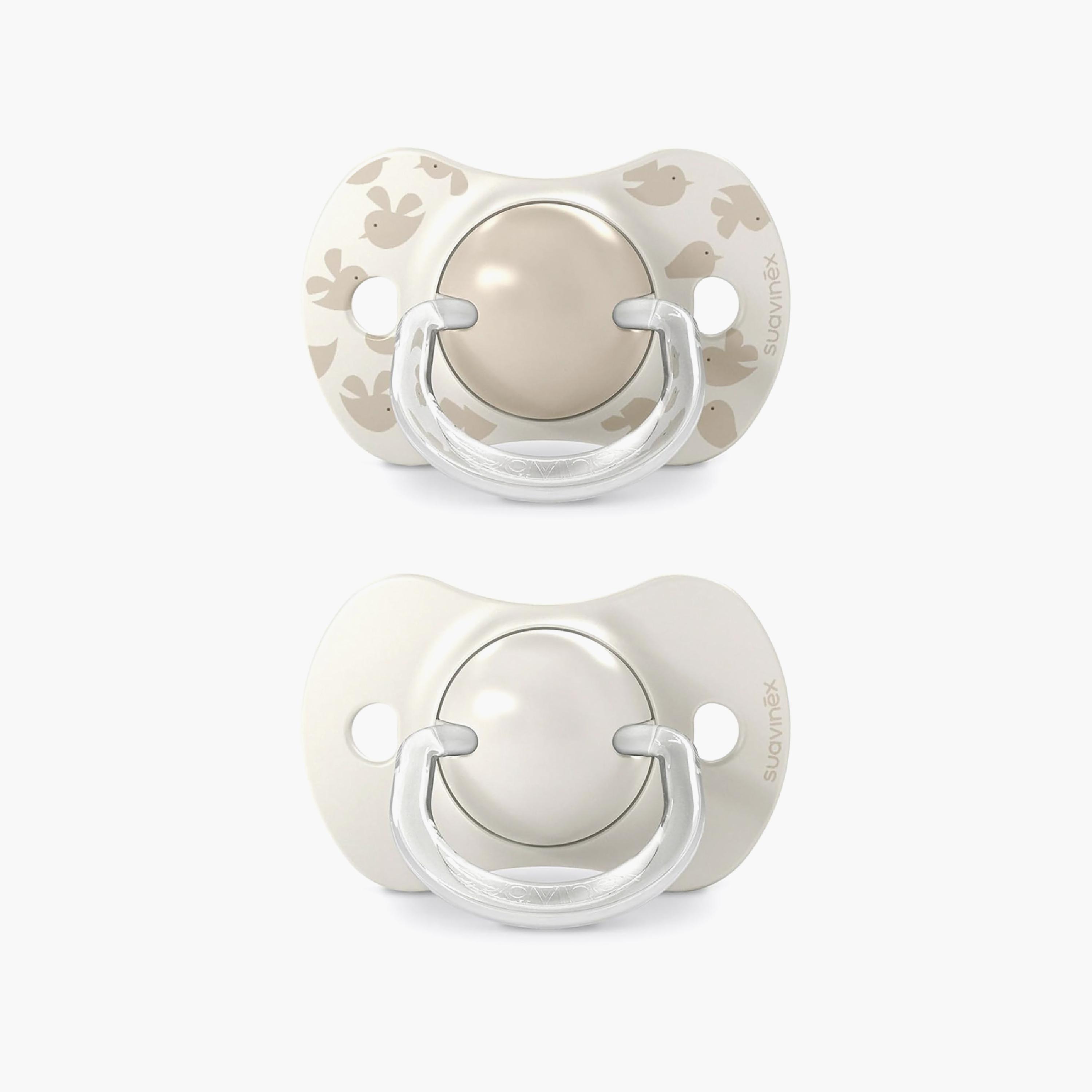 Suavinex 2-Piece Birdies Physiological Silicone Pacifier with Case-baby-feeding-pacifiers-image-1