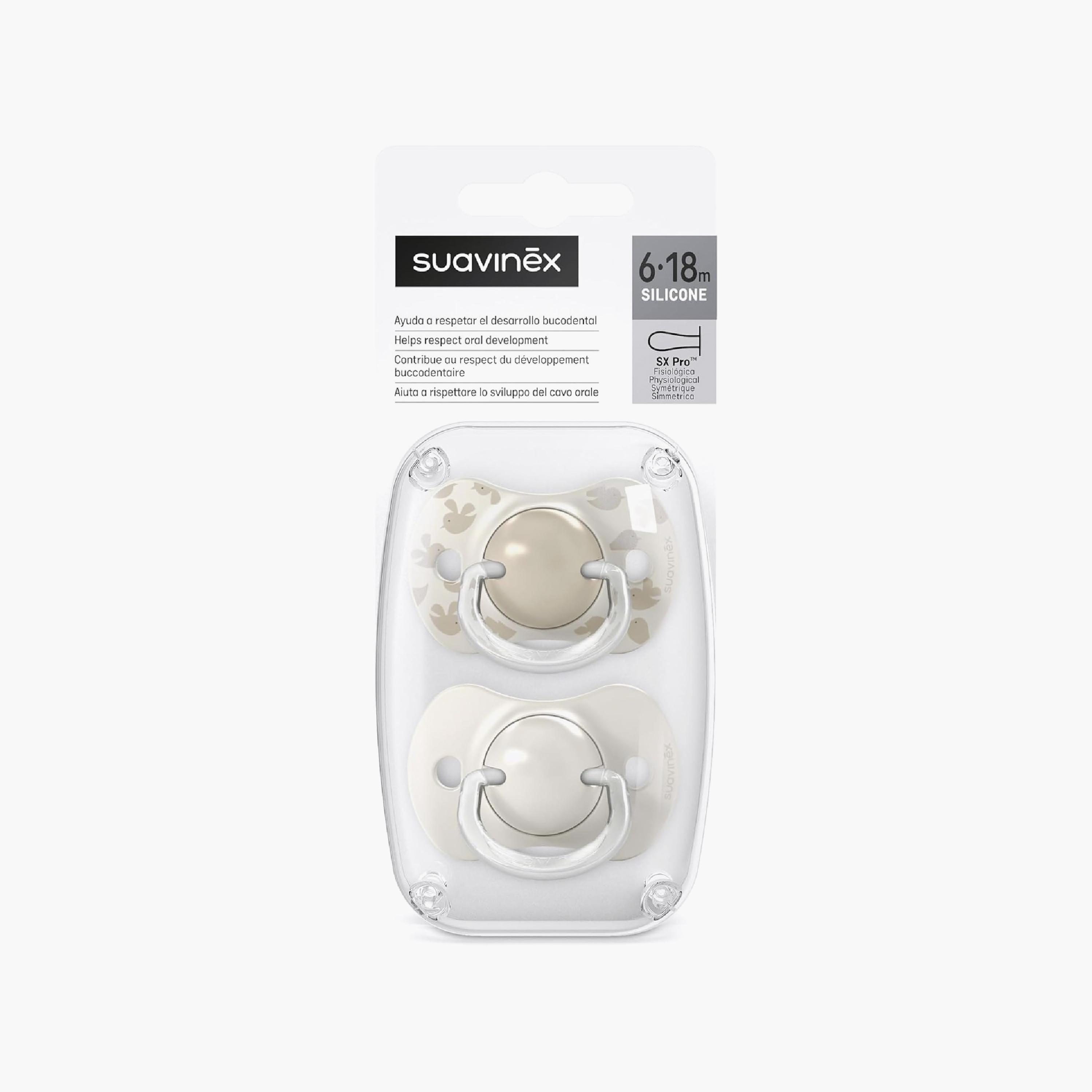 Suavinex 2-Piece Birdies Physiological Silicone Pacifier with Case-baby-feeding-pacifiers-image-4