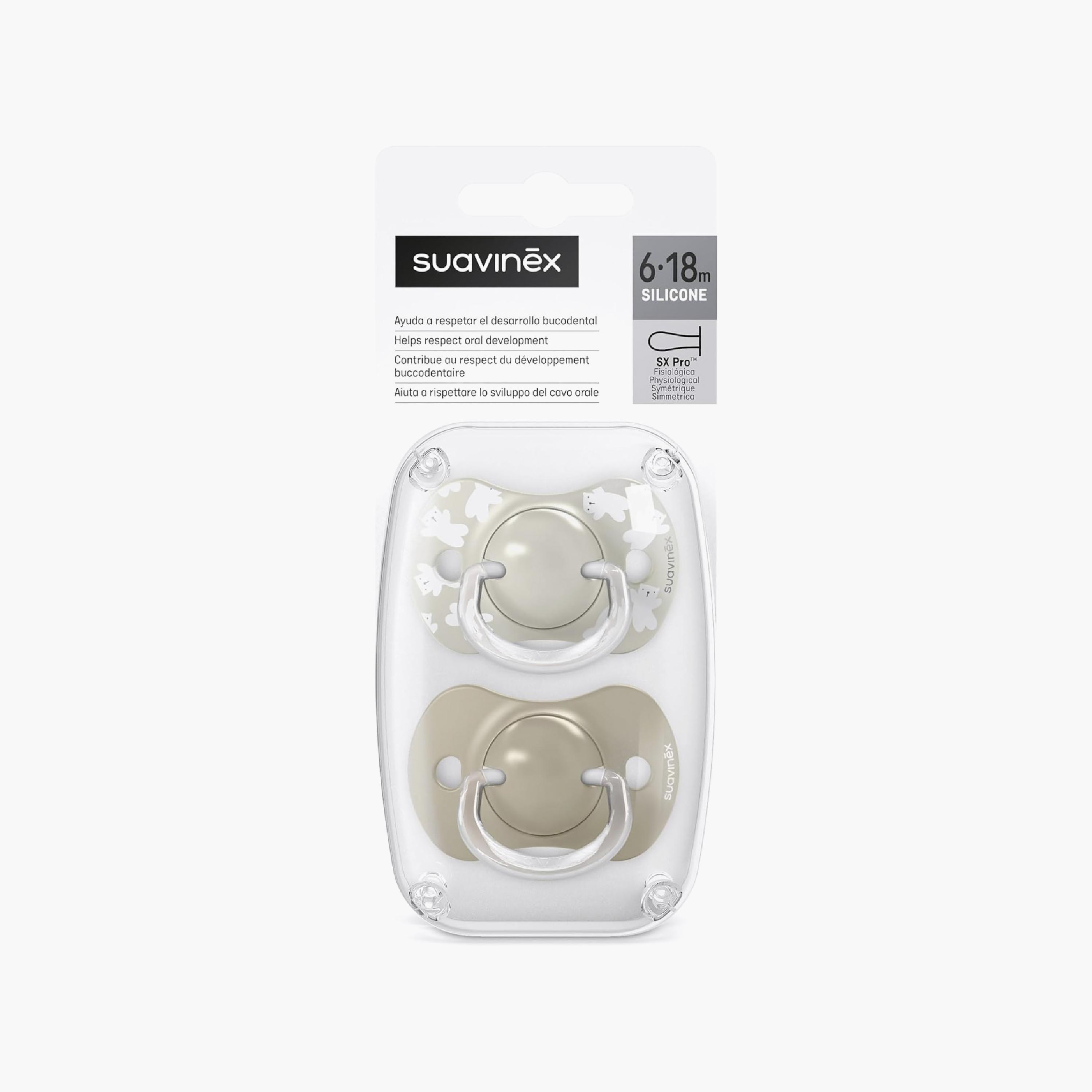 Suavinex 2-Piece Physiological Silicone Pacifier with Case-baby-feeding-pacifiers-image-4
