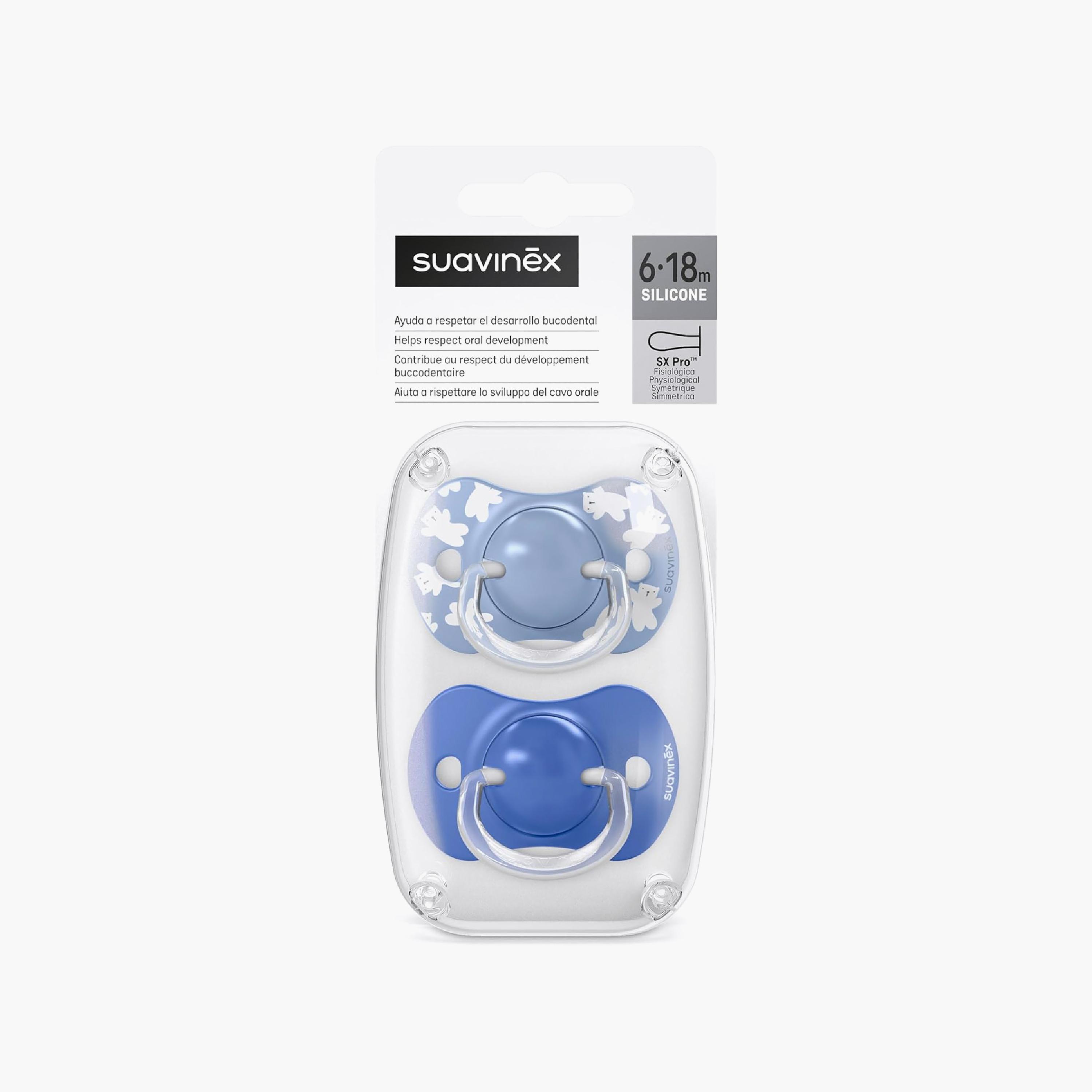 Suavinex 2-Piece Physiological Silicone Pacifier with Case-baby-feeding-pacifiers-image-4