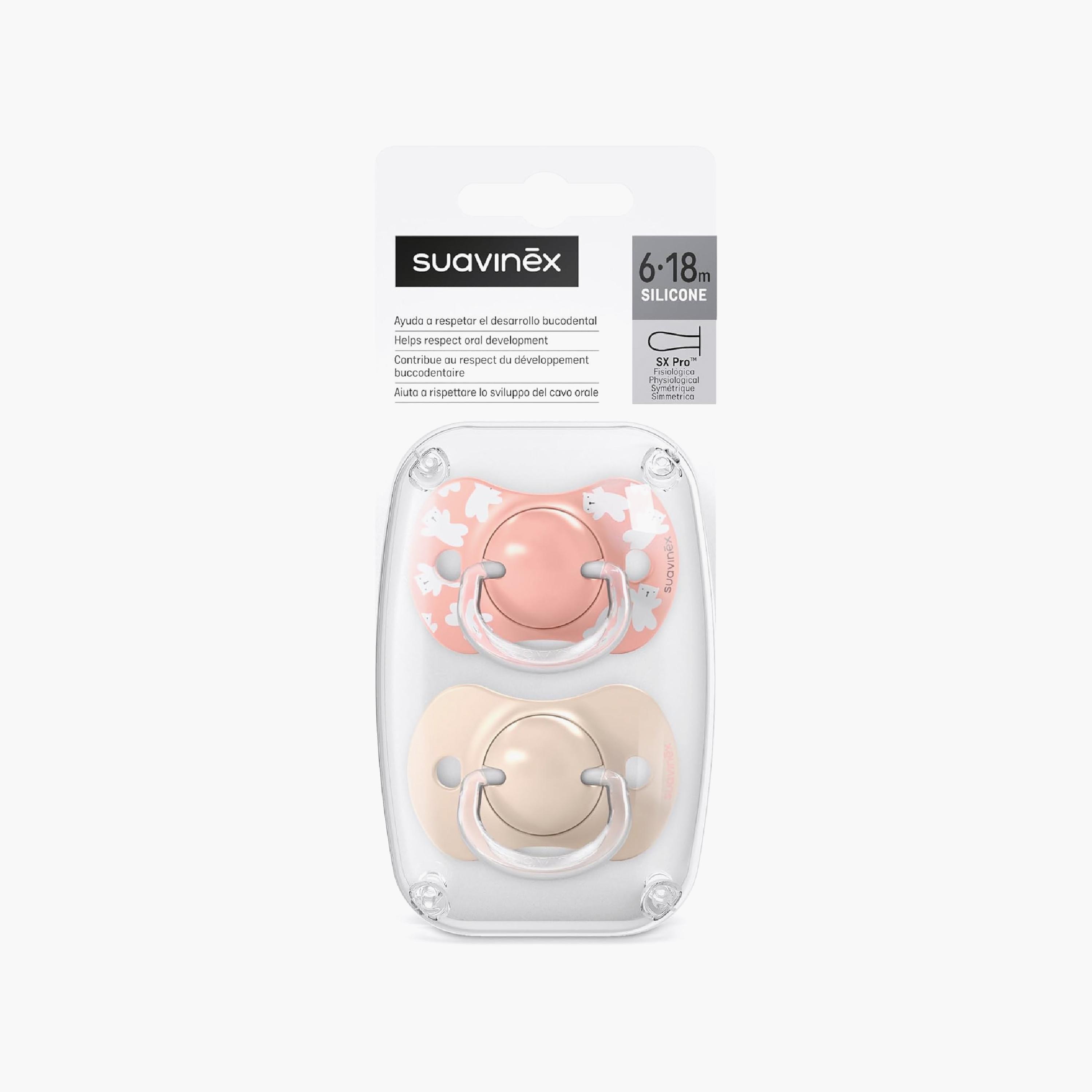 Suavinex 2-Piece Physiological Silicone Pacifier with Case-baby-feeding-pacifiers-image-4
