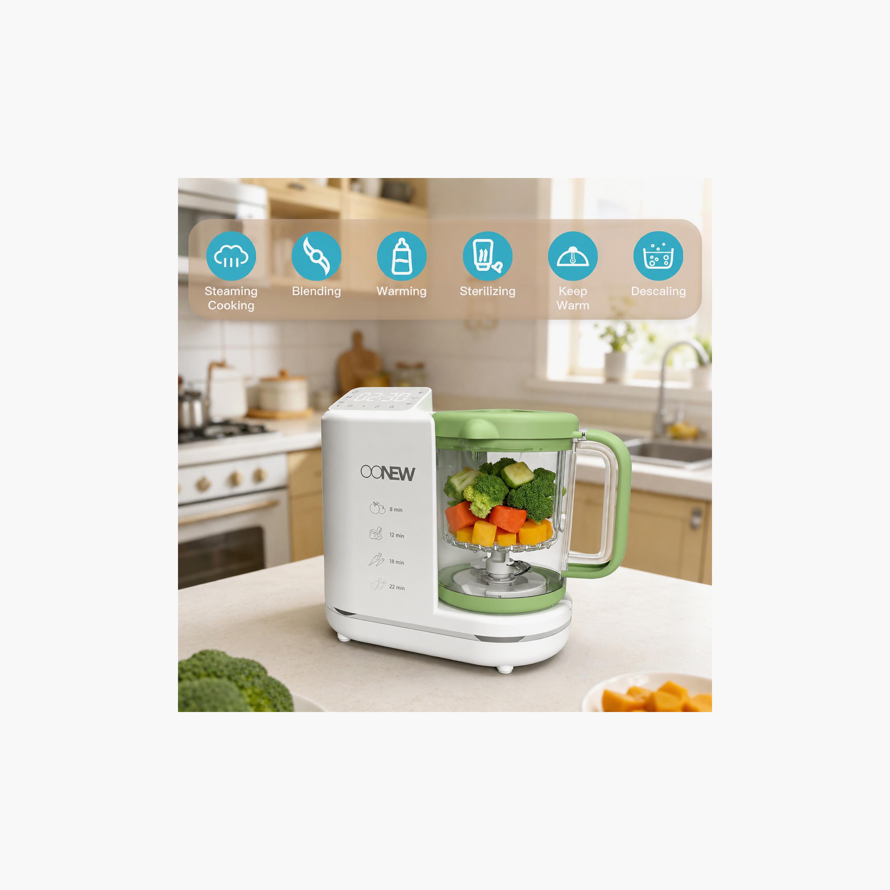 Oonew 6-In-1 Auto-Clean Digital Food Steamer Blender with LED Touch-baby-feeding-babyfoodprocessors-image-4