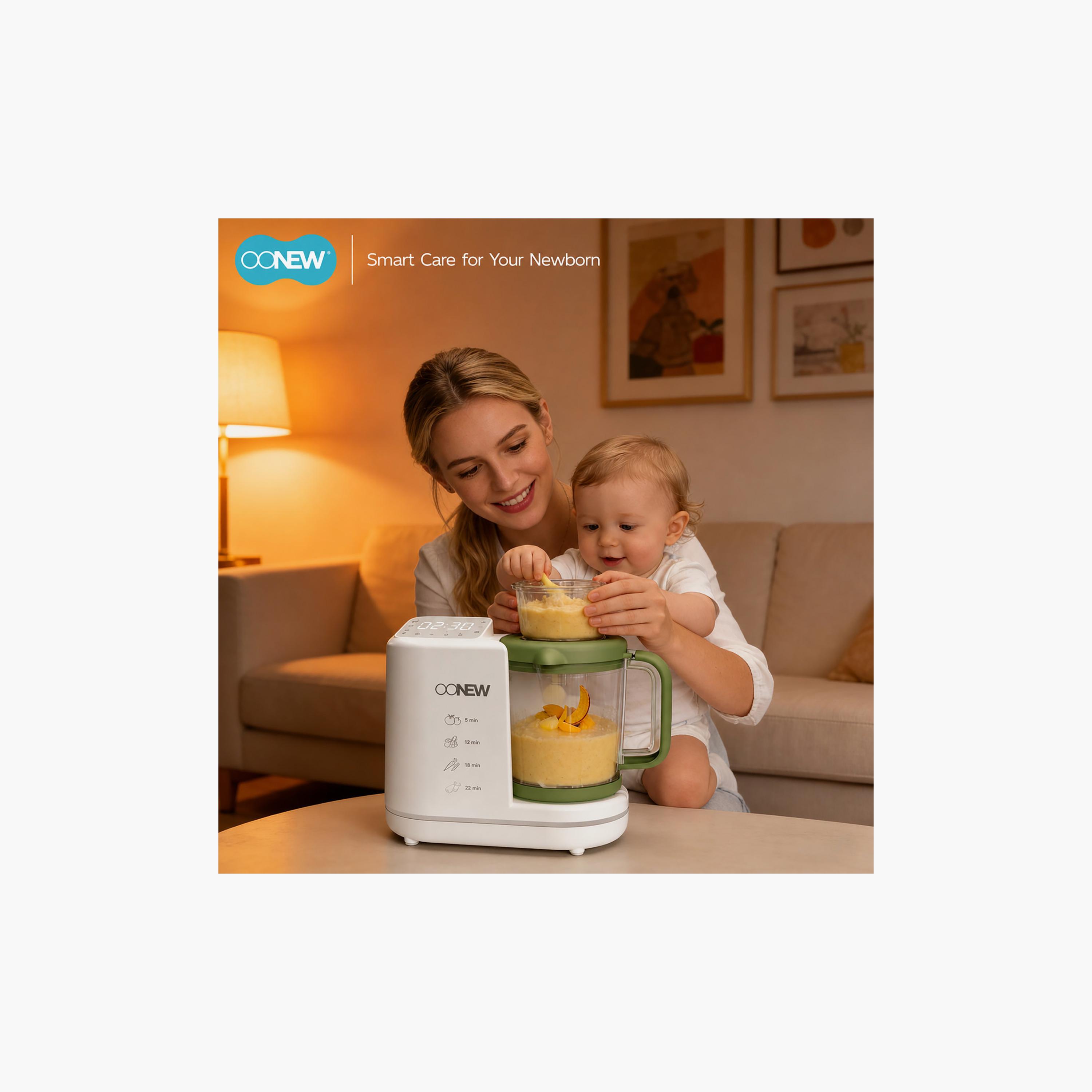 Oonew 6-In-1 Auto-Clean Digital Food Steamer Blender with LED Touch-baby-feeding-babyfoodprocessors-image-9