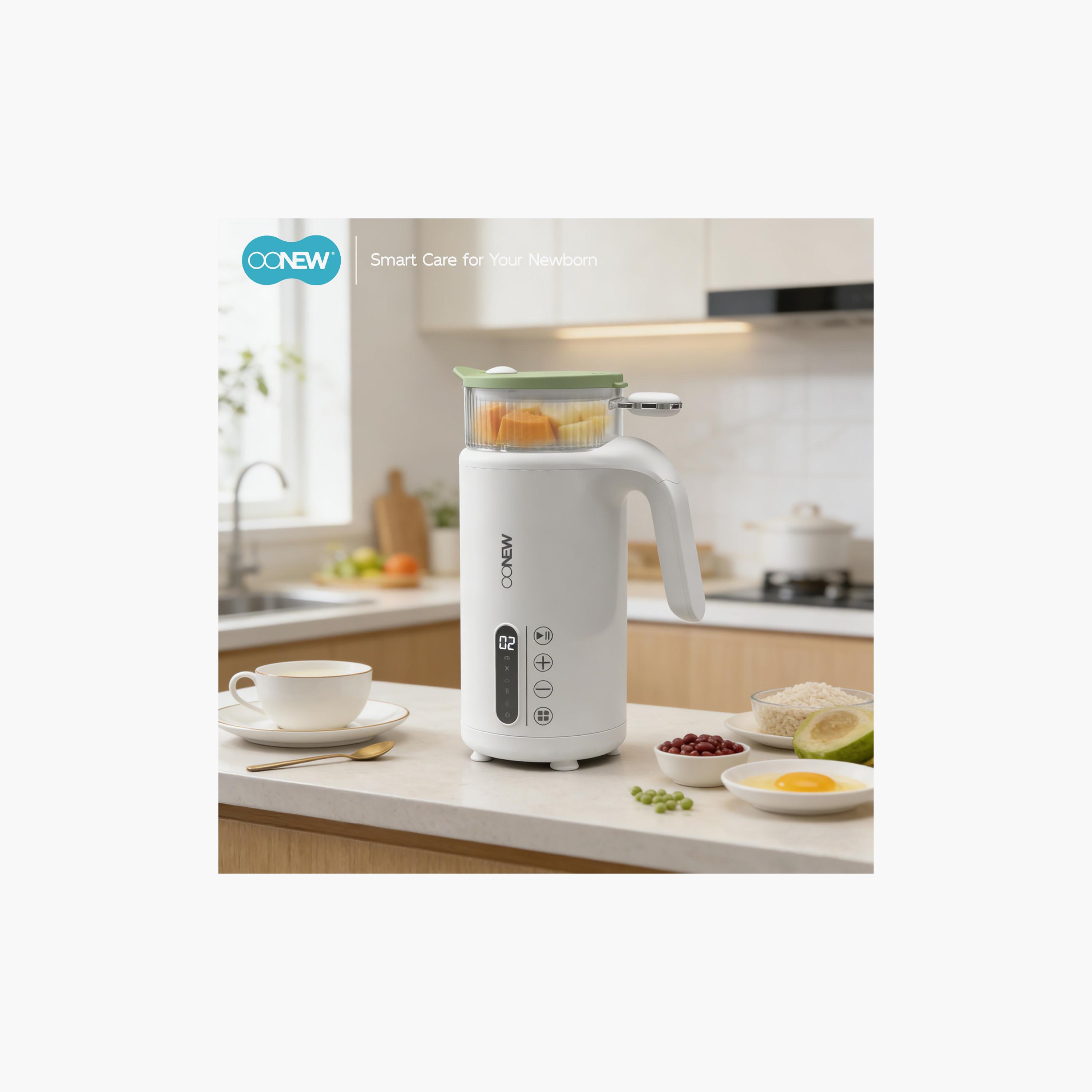 Oonew 6-In-1 Self-Clean Cordless Food Steamer Blender with SS Jar-baby-feeding-babyfoodprocessors-image-10