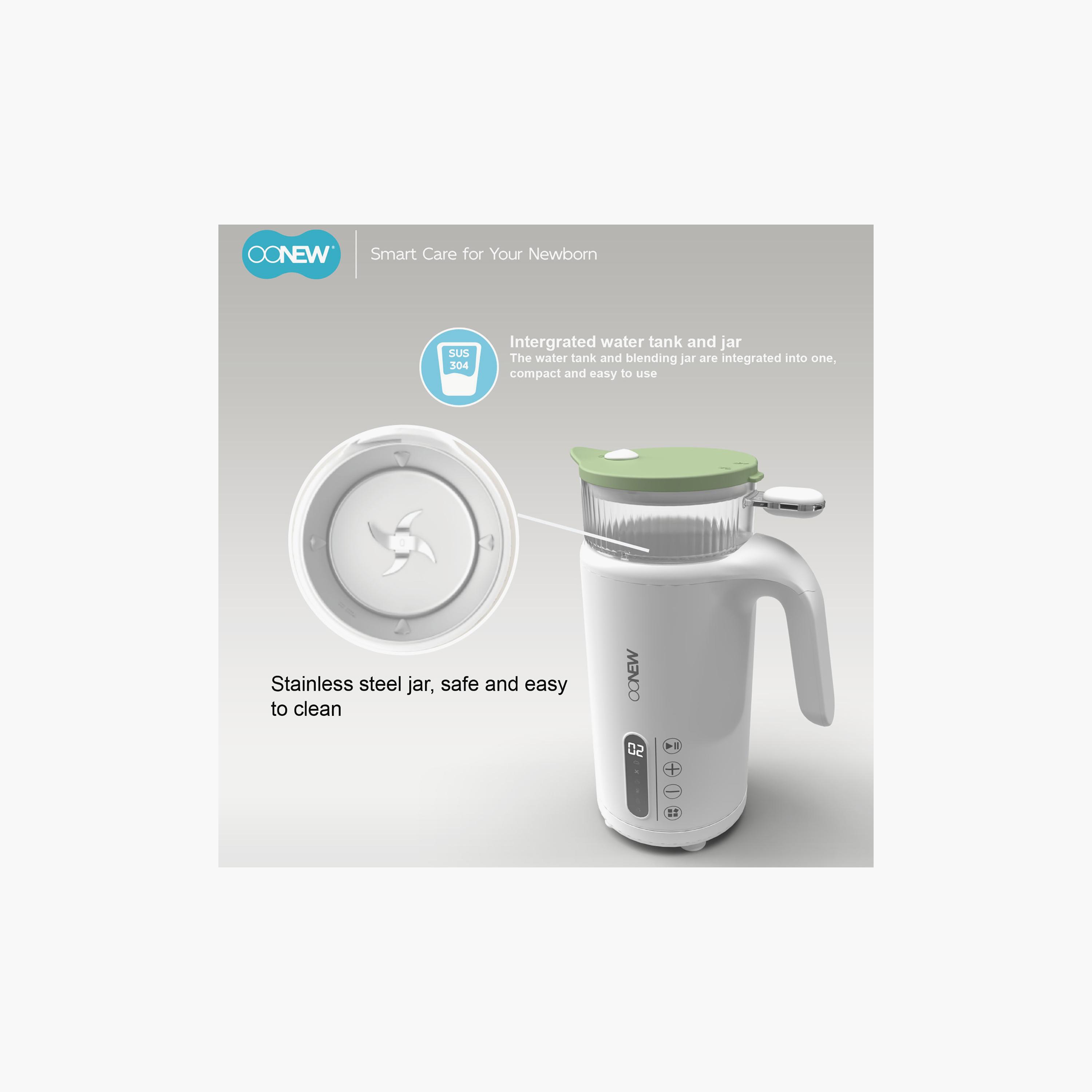Oonew 6-In-1 Self-Clean Cordless Food Steamer Blender with SS Jar-baby-feeding-babyfoodprocessors-image-5