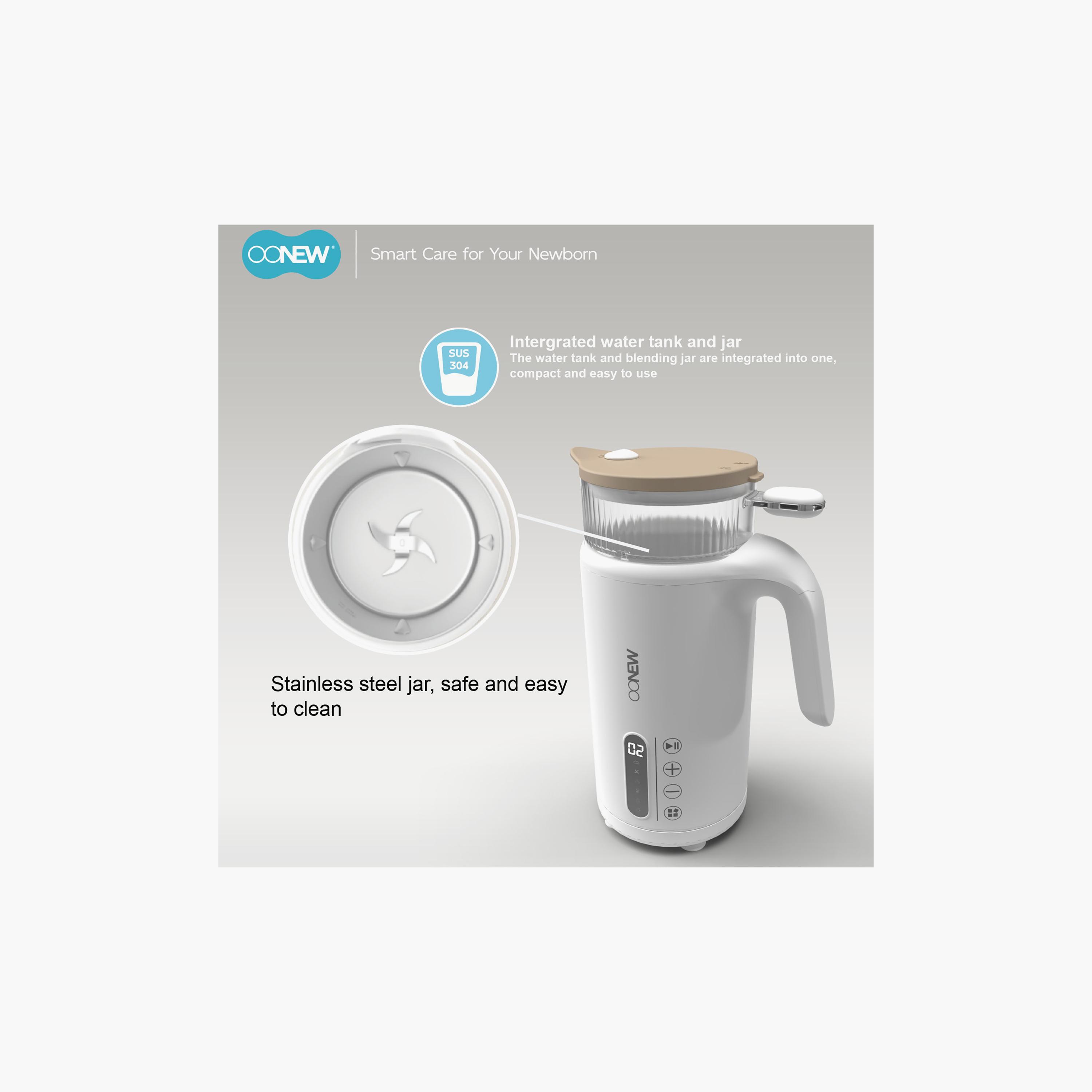 Oonew 6-In-1 Self-Clean Cordless Food Steamer Blender with SS Jar-baby-feeding-babyfoodprocessors-image-5