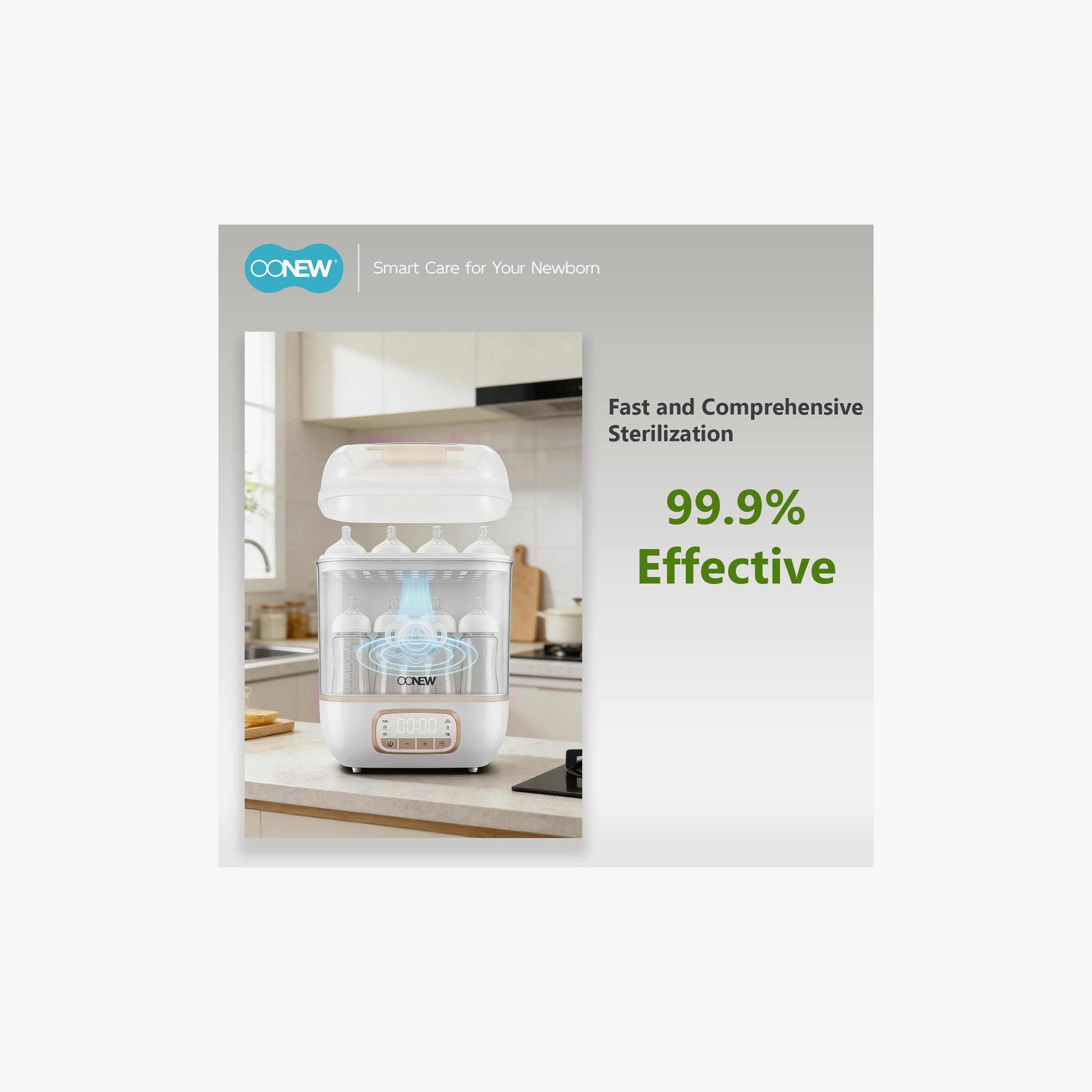 Oonew 6-Minute Electric Bottle Steam Sterilizer & Dryer-baby-feeding-sterilizersandwarmers-image-6