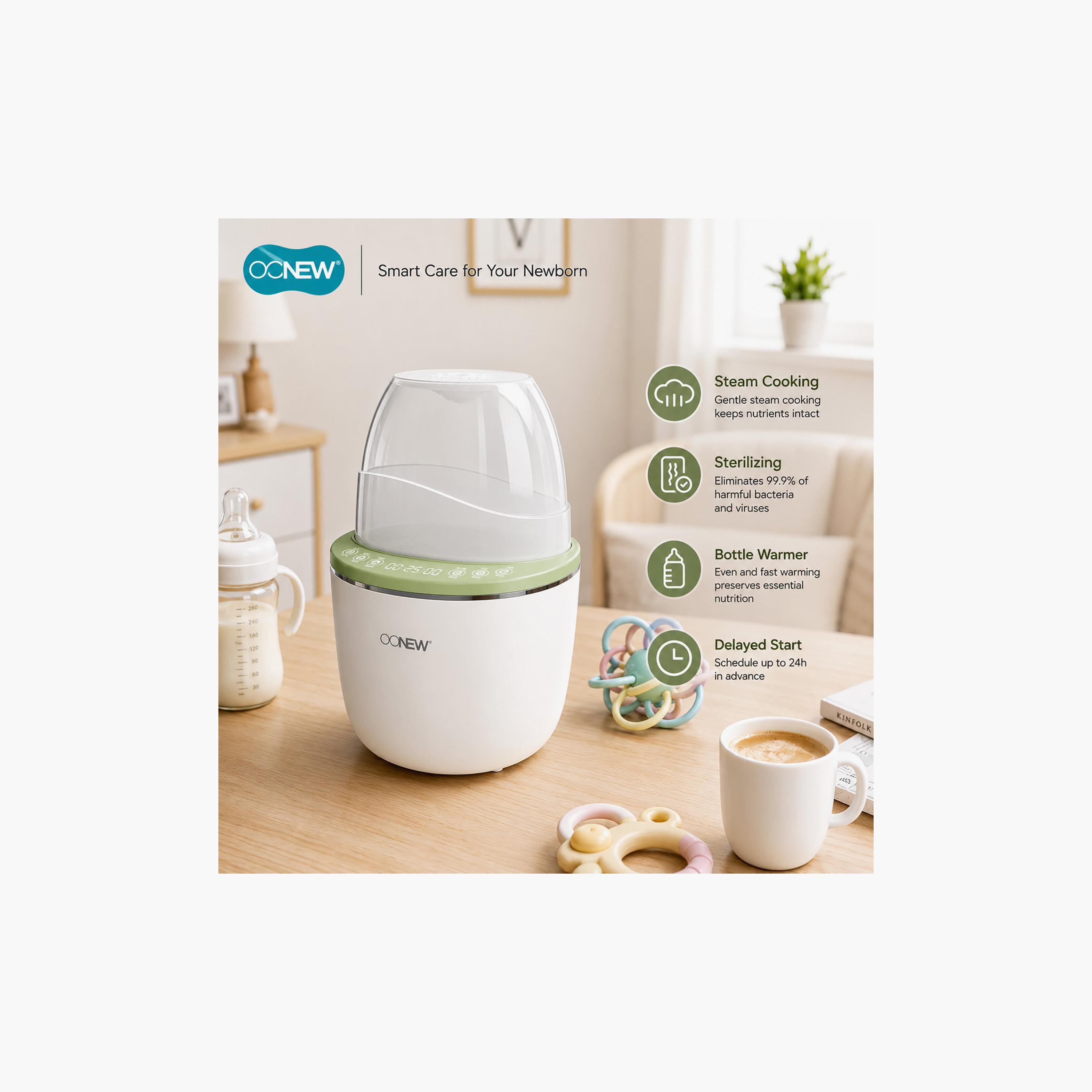 Oonew 4-In-1 Bottle Warmer & Sterilize LED Touch Display-baby-feeding-sterilizersandwarmers-image-6