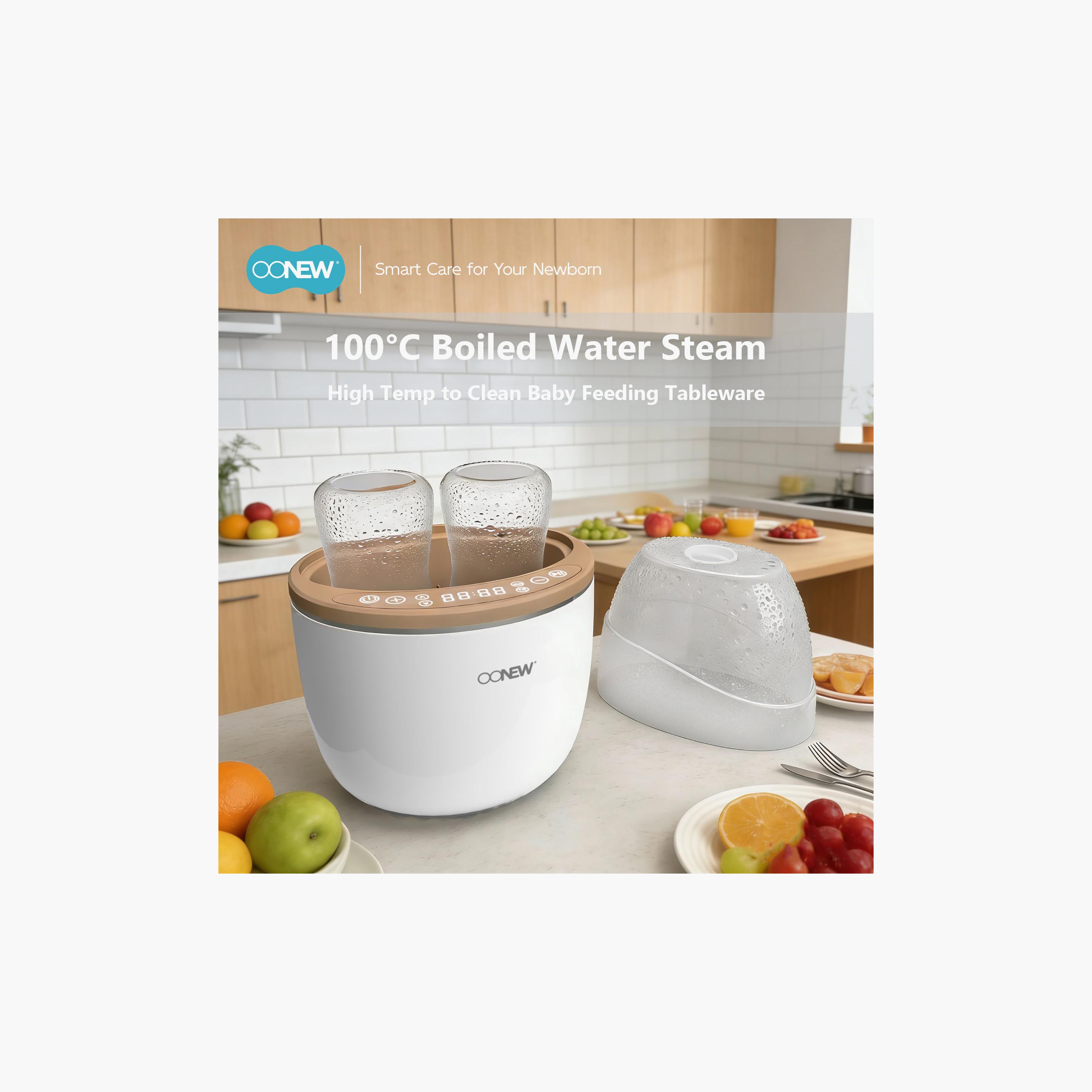 Oonew 4-In-1 Bottle Warmer & Sterilize LED Touch Display-baby-feeding-sterilizersandwarmers-image-4