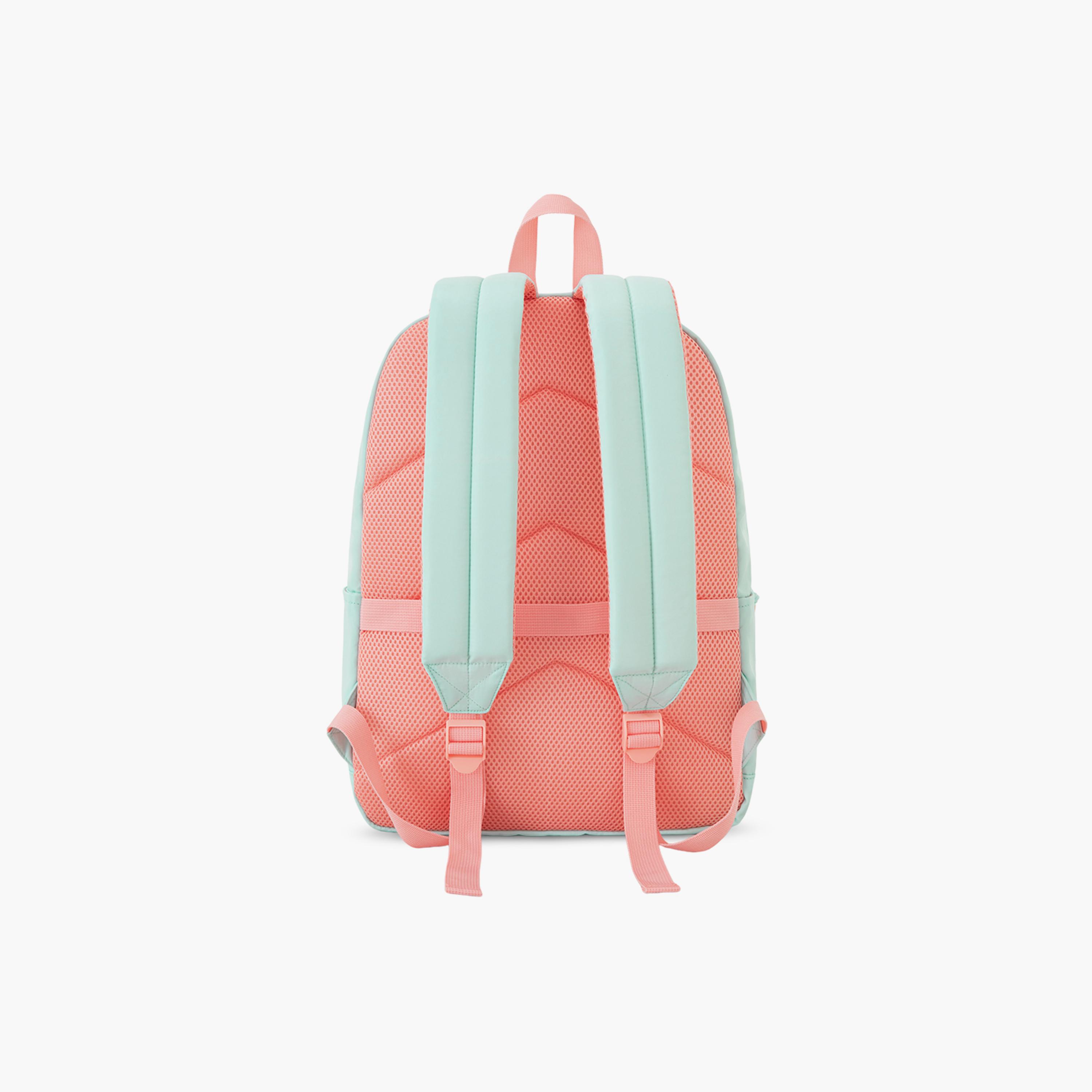 Eazy Kids Lightweight School Bag with Laptop Sleeves & Foldable 4 Wheel Trolley - 16.5 Inch-school-bagsandbackpacks-trolleybags-image-15