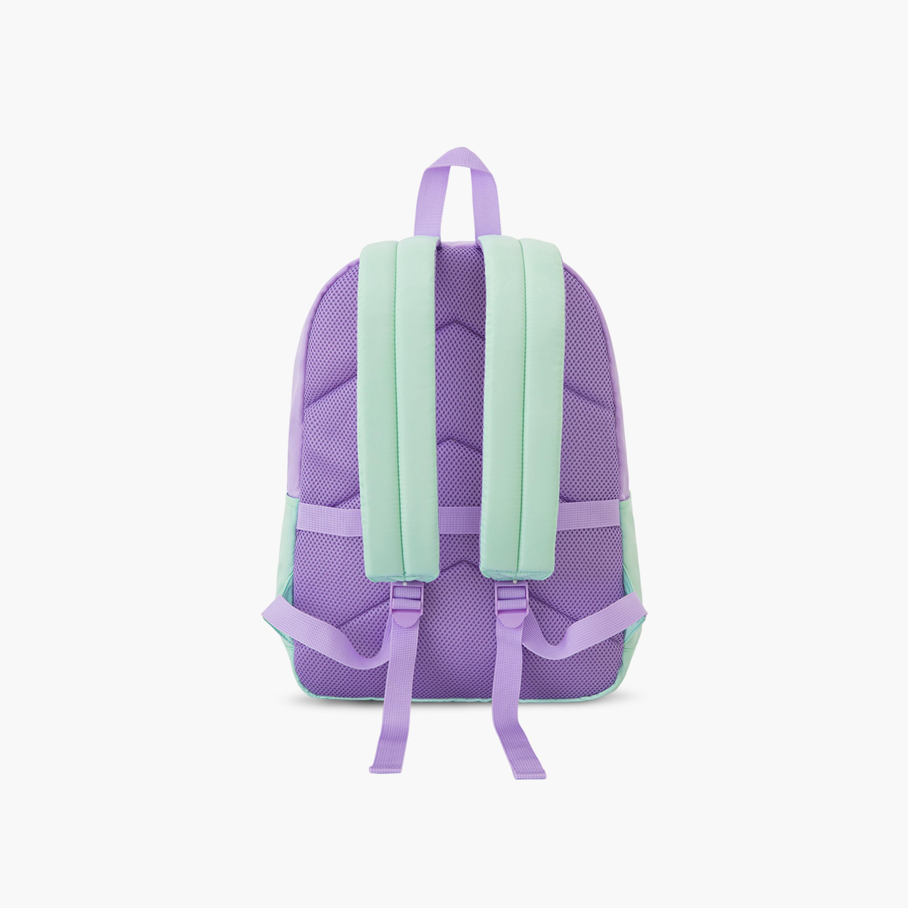 Eazy Kids Lightweight School Bag with Laptop Sleeves & Foldable 4 Wheel Trolley - 16.5 Inch-school-bagsandbackpacks-trolleybags-image-15
