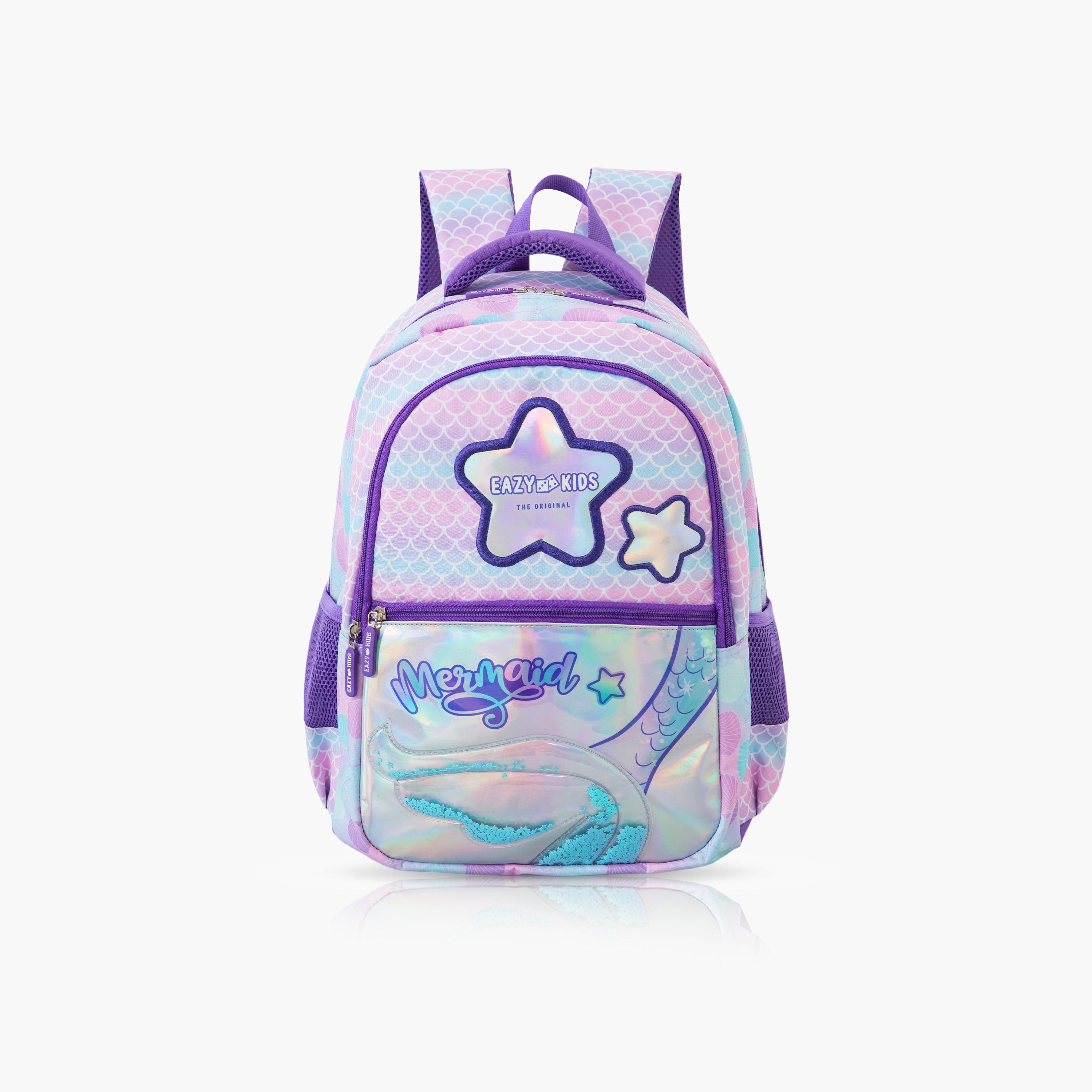 Eazy Kids Universal School Bag & Pencil Bag & Lunch Bag with Trolley - 16 Inch-school-bagsandbackpacks-trolleybags-image-15