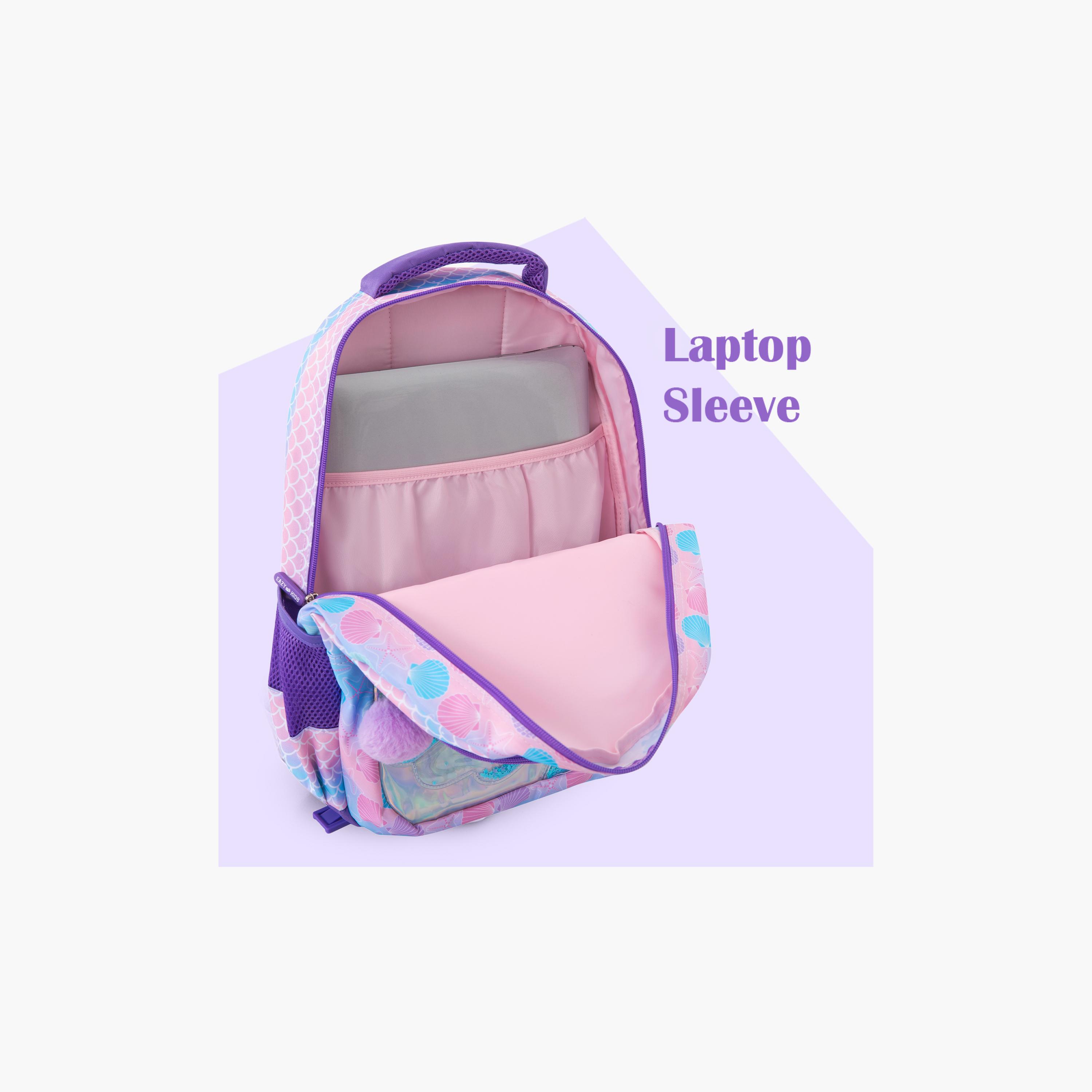 Eazy Kids Universal School Bag & Pencil Bag & Lunch Bag with Trolley - 16 Inch-school-bagsandbackpacks-trolleybags-image-17