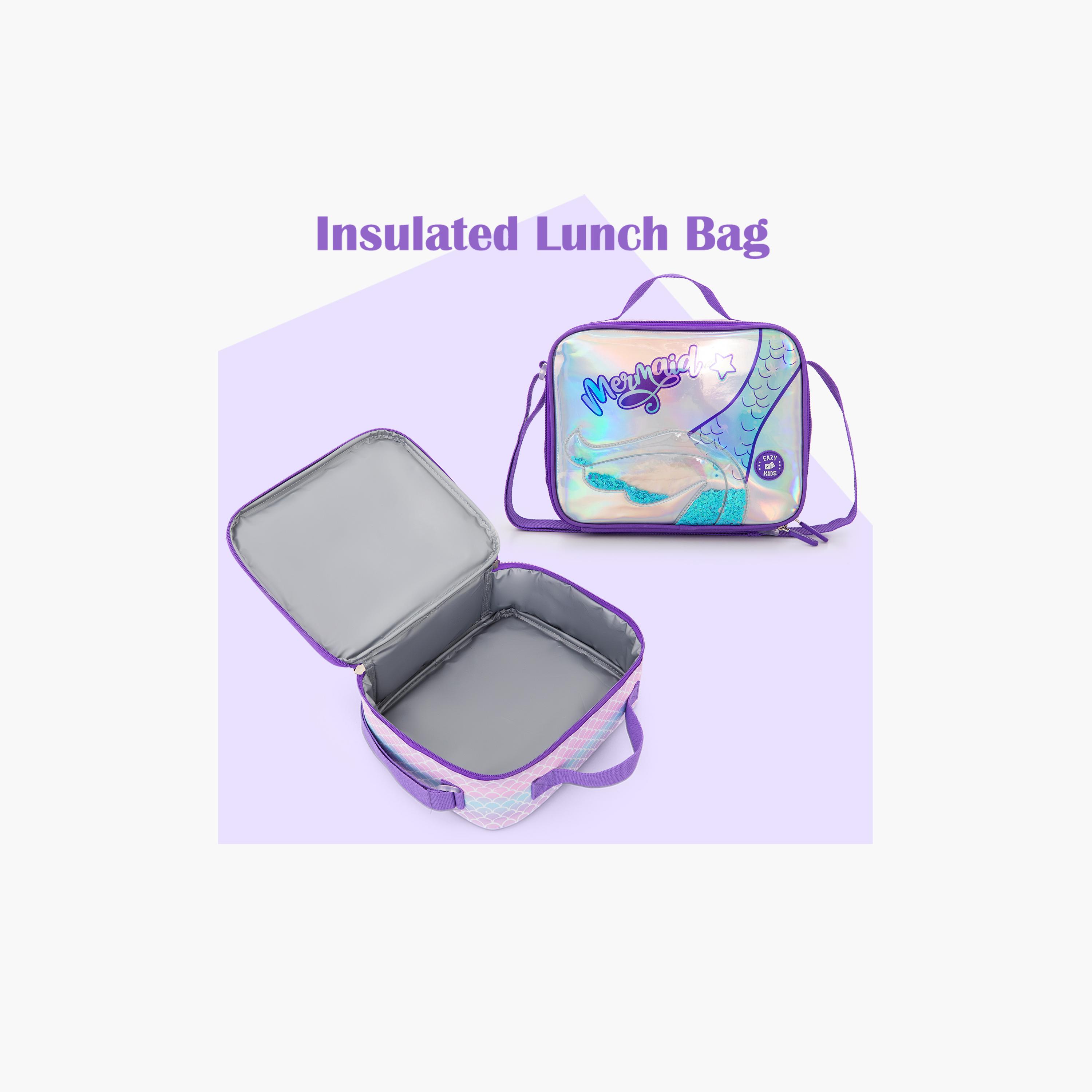 Eazy Kids Universal School Bag & Pencil Bag & Lunch Bag with Trolley - 16 Inch-school-bagsandbackpacks-trolleybags-image-5