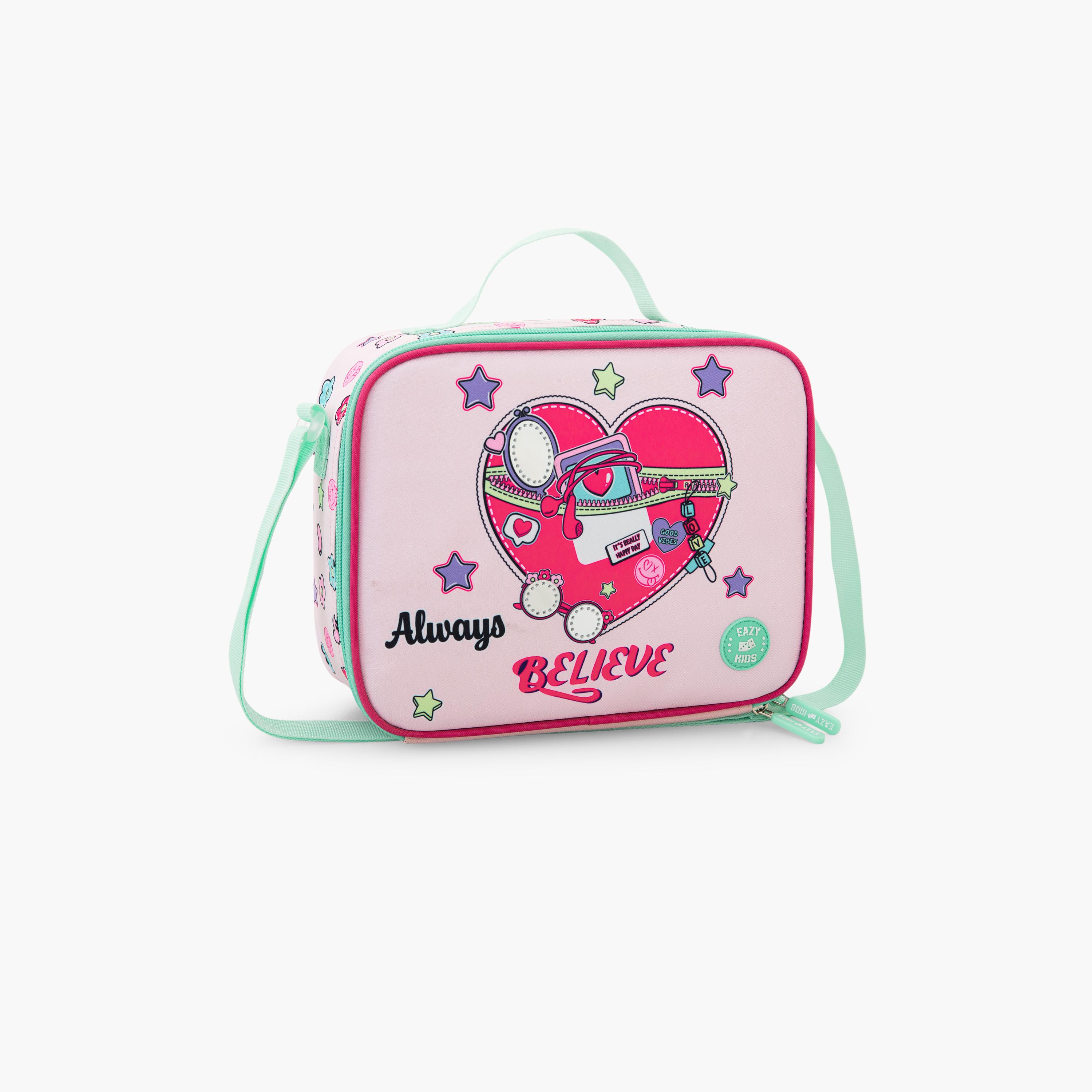 Eazy Kids School Bag & Pencil Bag & Lunch Bag with Foldable 4 Wheel Trolley - 17 Inch-school-bagsandbackpacks-trolleybags-image-15