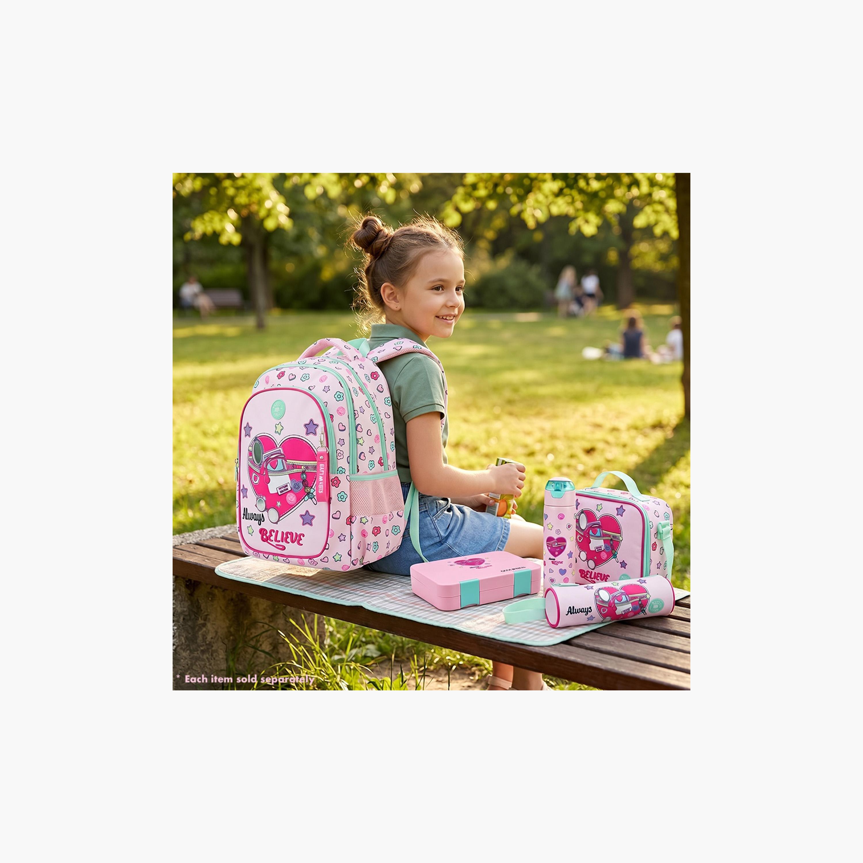 Eazy Kids School Bag & Pencil Bag & Lunch Bag with Insulated Bottle & Lunch Box - 17 Inch-school-bagsandbackpacks-sets-image-15