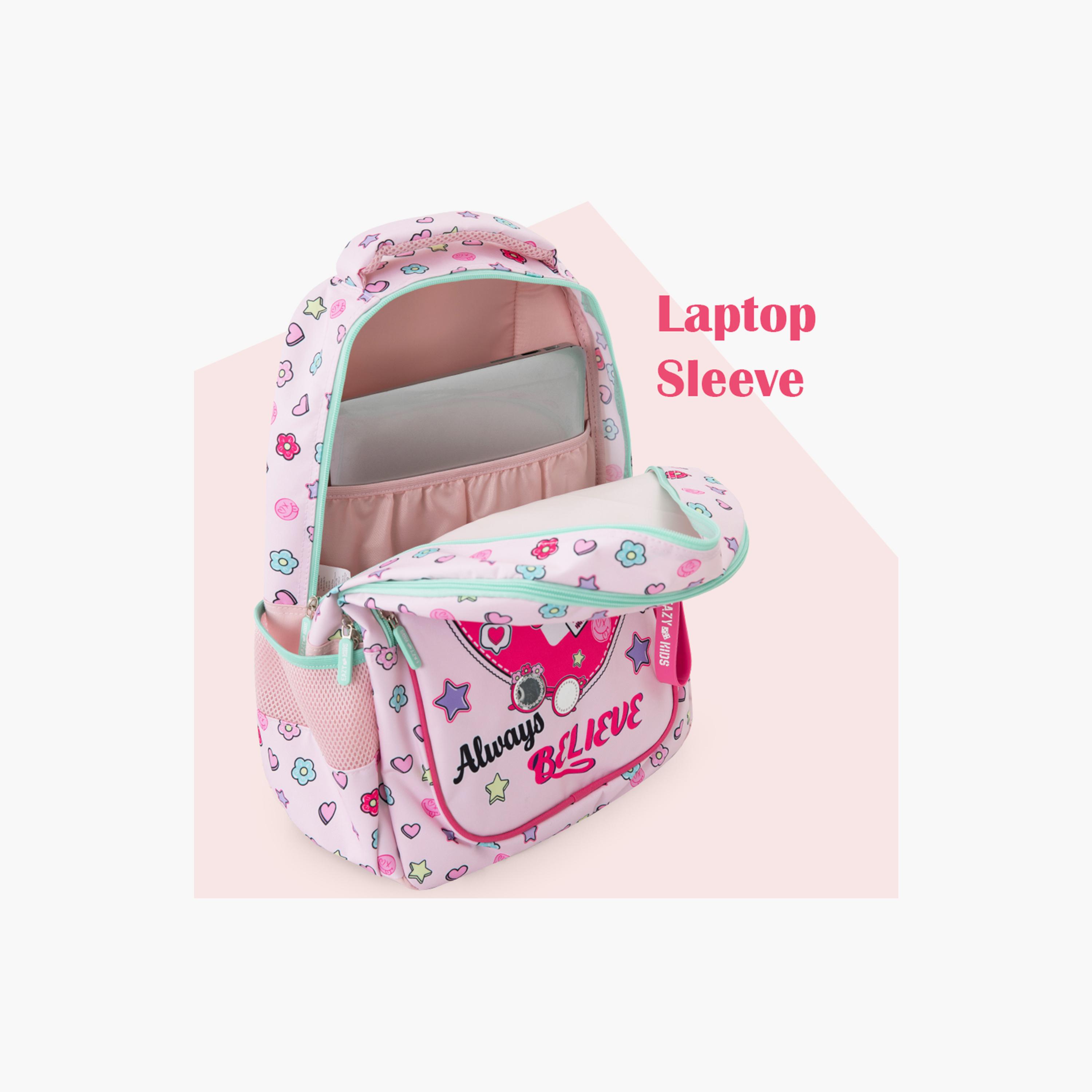 Eazy Kids School Bag & Pencil Bag & Lunch Bag with Insulated Bottle & Lunch Box - 17 Inch-school-bagsandbackpacks-sets-image-17