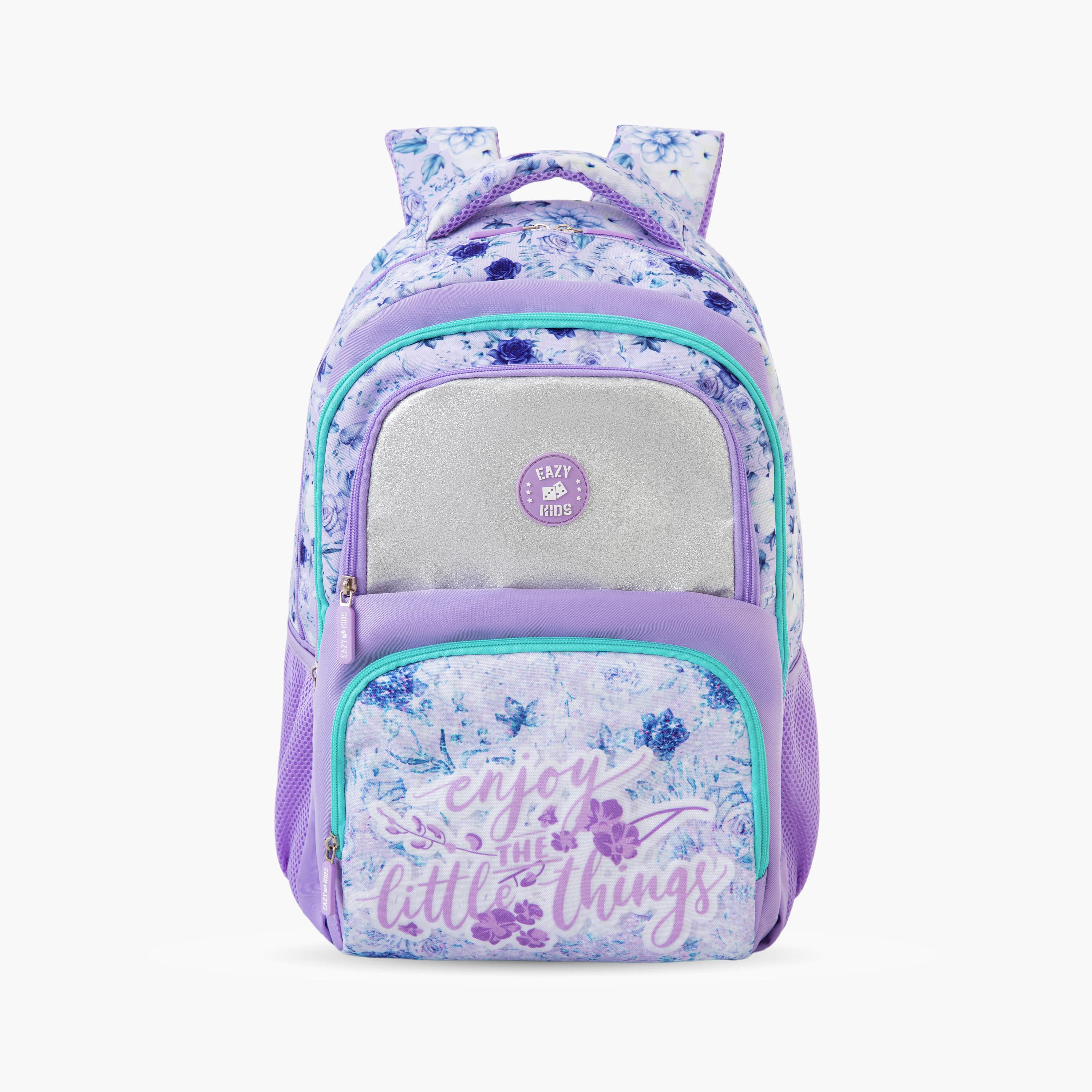 Eazy Kids Universal School Bag & Pencil Bag & Lunch Bag with Trolley - 18 Inch-school-bagsandbackpacks-trolleybags-image-16