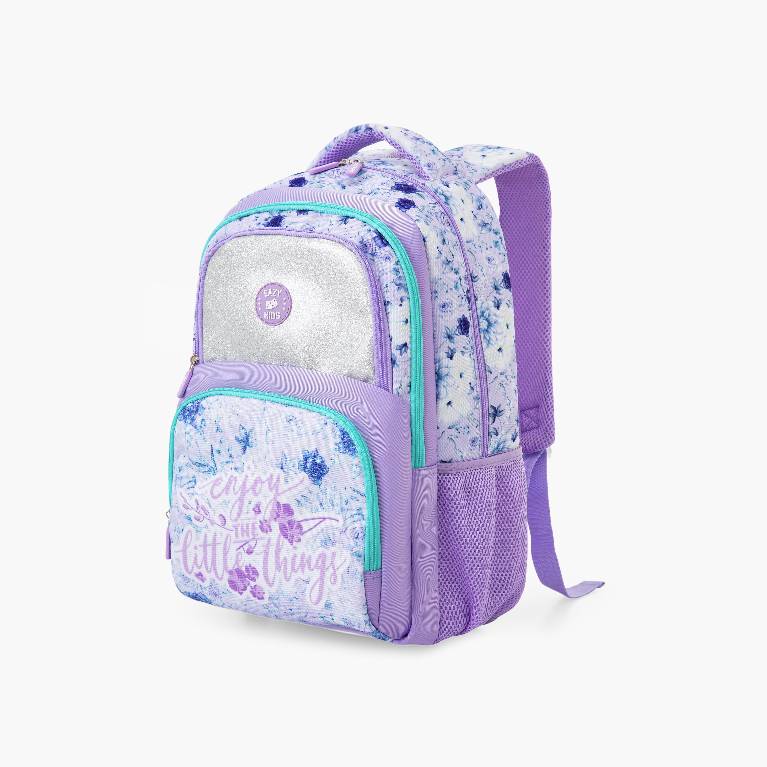 Eazy Kids Universal School Bag & Pencil Bag & Lunch Bag with Trolley - 18 Inch-school-bagsandbackpacks-trolleybags-image-17