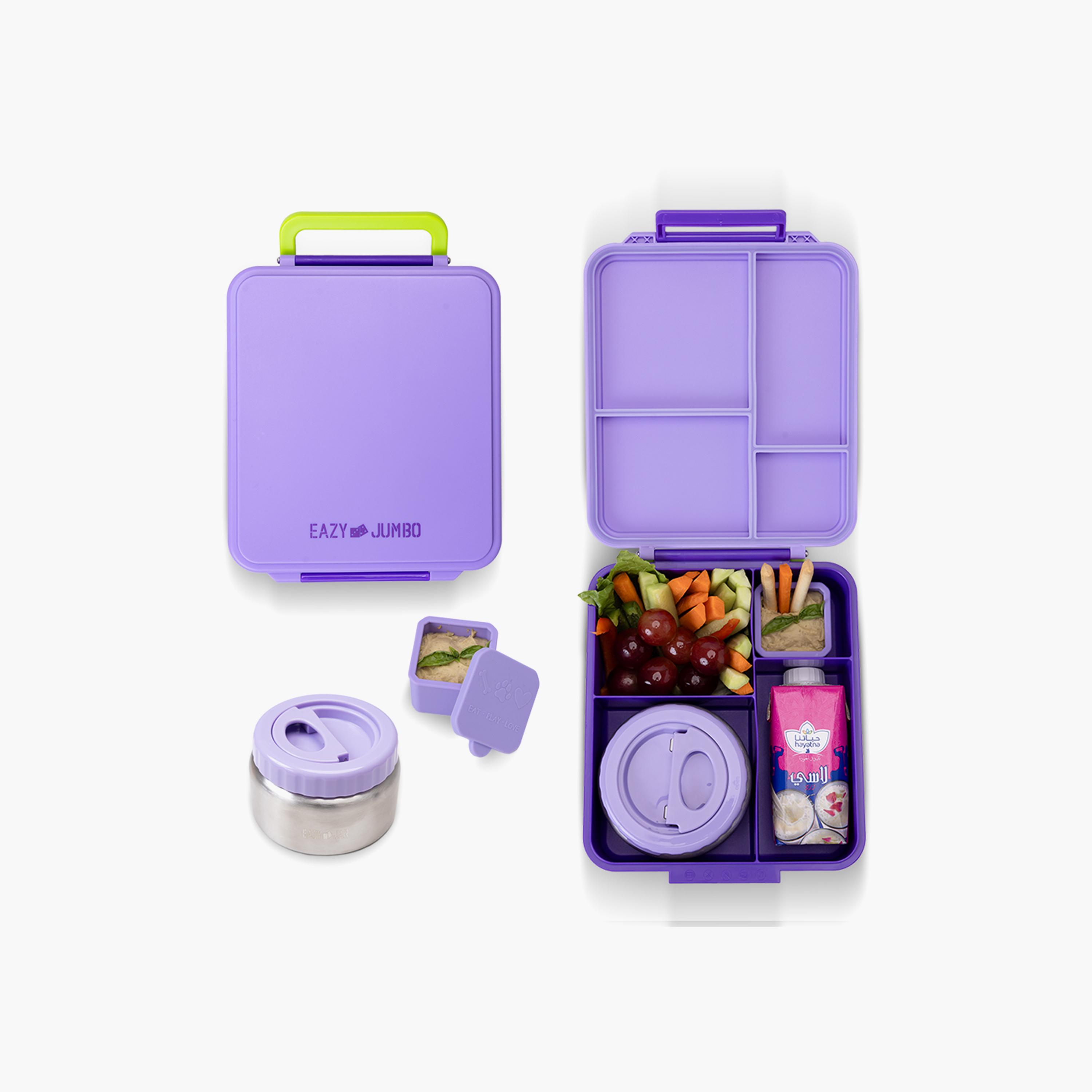 Eazy Kids School Bag & Pencil Bag & Lunch Bag with Tritan Bottle & Jumbo Bento Lunch Box - 17 Inch-school-bagsandbackpacks-sets-image-11