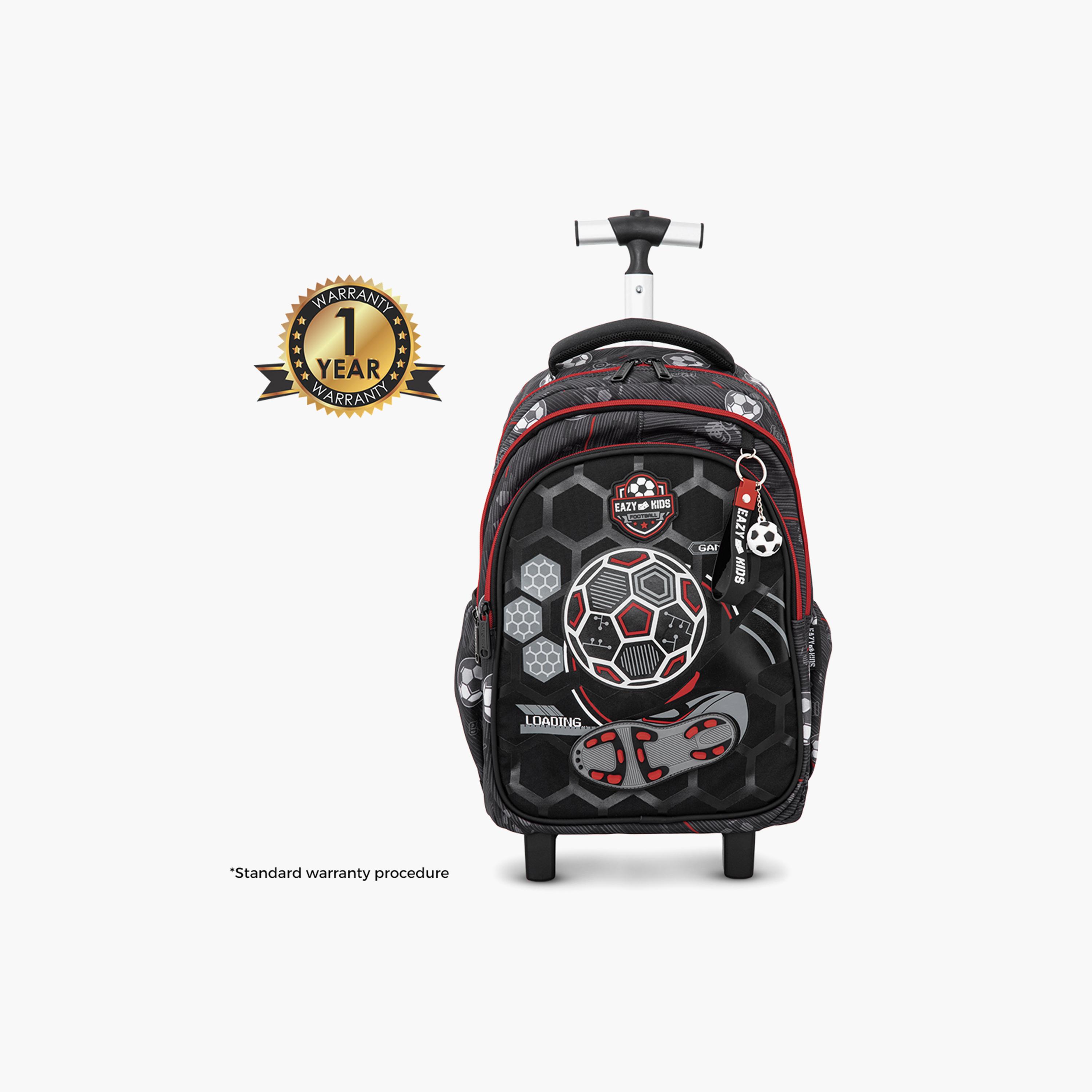Eazy Kids Trolley School Bag & Pencil & Lunch Bag with Insulated Bottle & Bento Box - 17 Inch-school-bagsandbackpacks-trolleybags-image-16