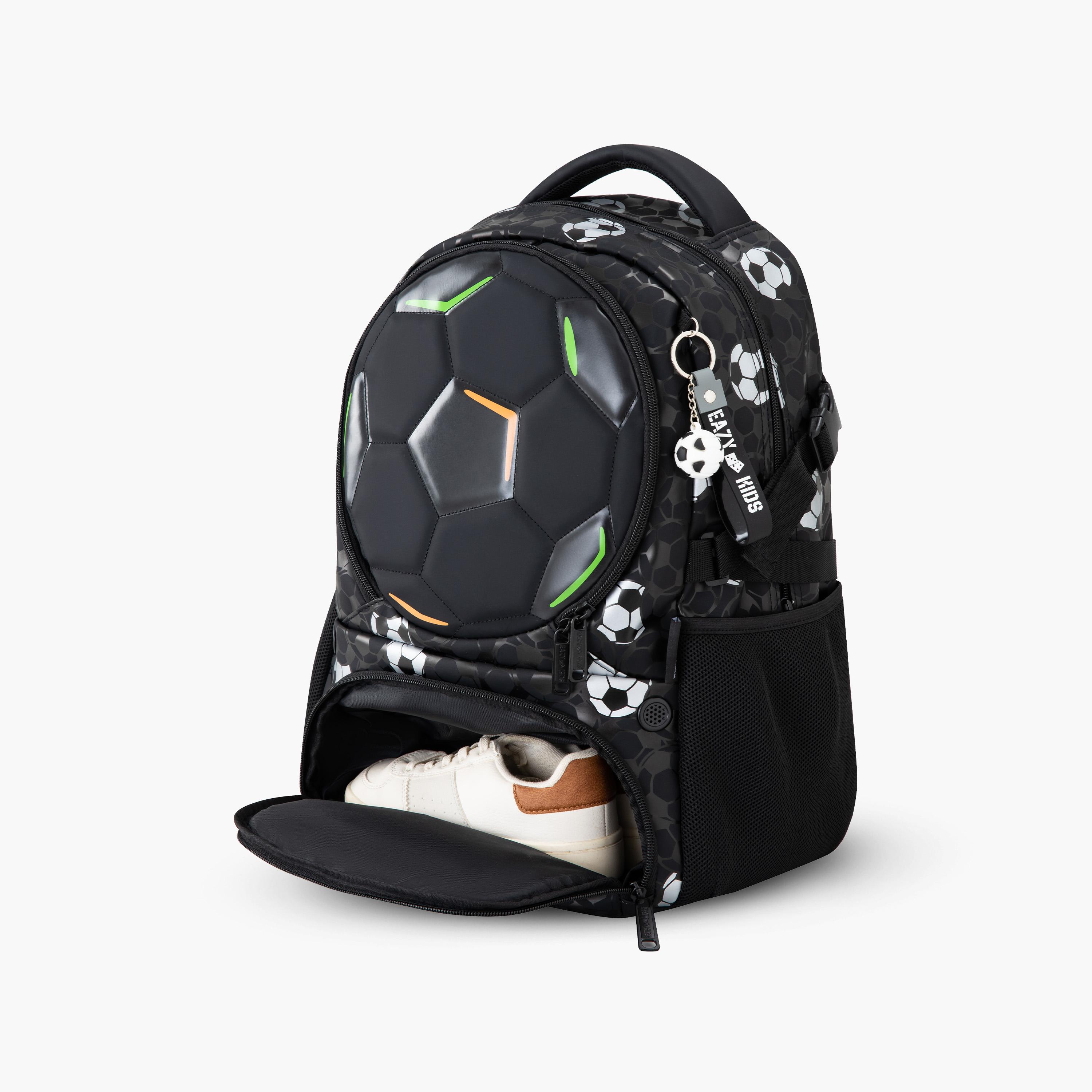 Eazy Kids Footballer Bag & Lunch Bag with Football & 4 Wheel Trolley Set-school-bagsandbackpacks-trolleybags-image-9