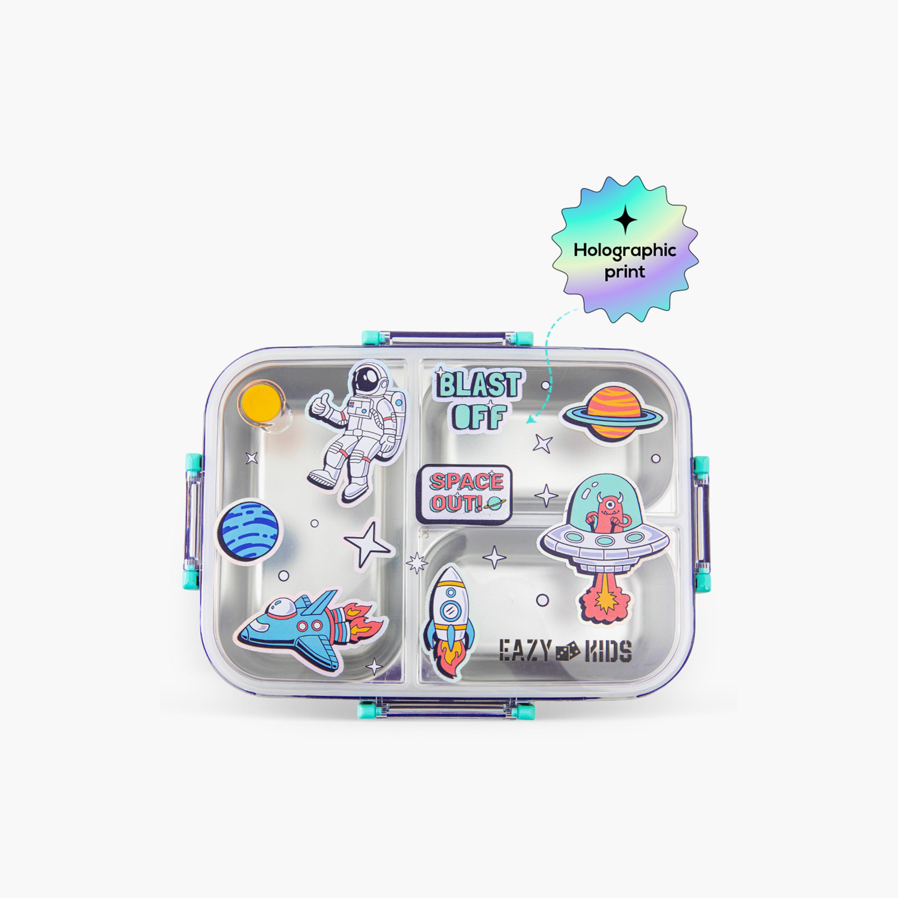 Eazy Kids Stainless Steel Bento Lunch Box with Tritan Water Bottle - 850 ml-school-lunchessentials-lunchboxes-image-10