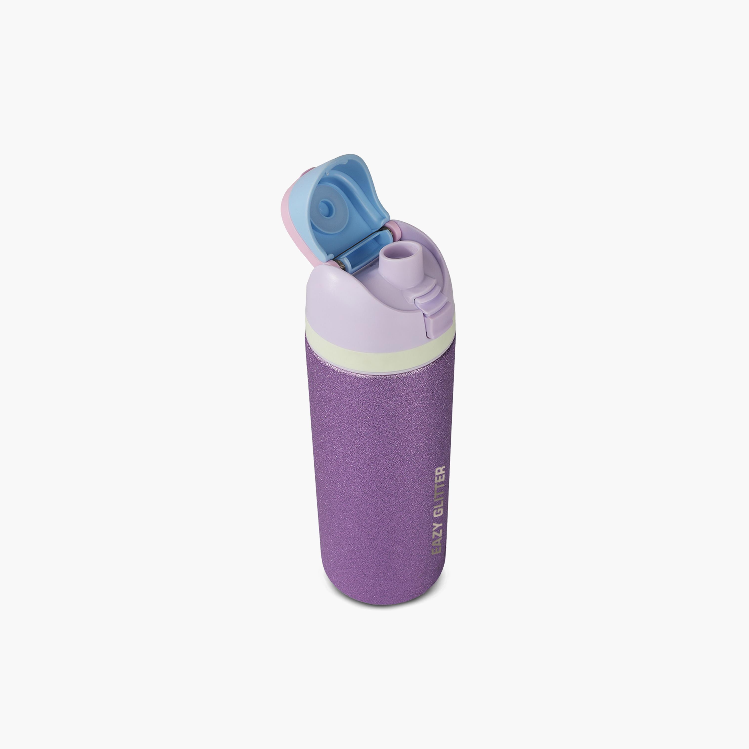 Eazy Kids Convertible Bento Lunch Box & Glitter SS Water Bottle with Cutlery & Bag - 720 ml-school-lunchessentials-lunchboxes-image-13