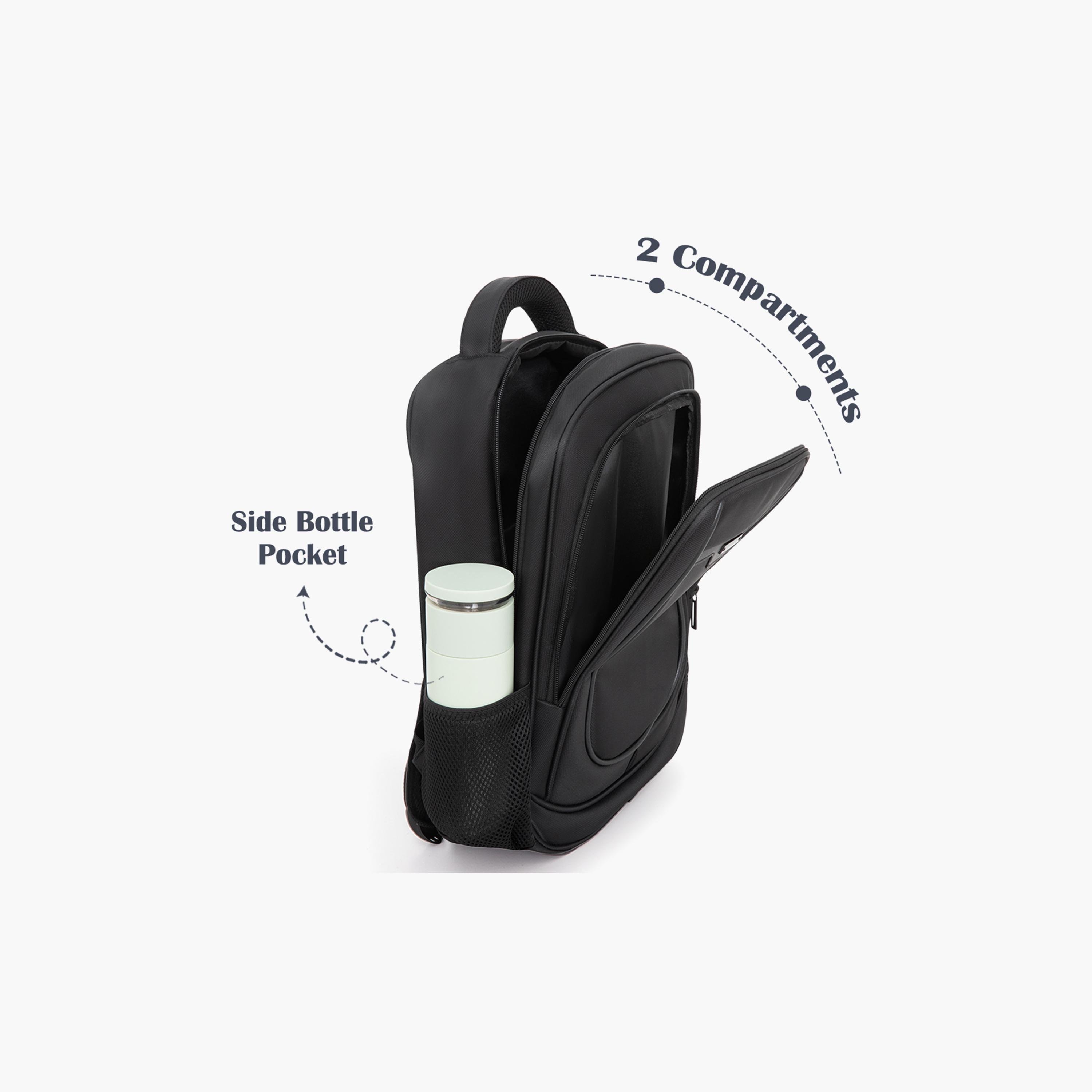 Eazy Kids Laptop Sleeves Backpack with 710 ml SS Bottle - 16 Inch-school-bagsandbackpacks-backpacks-image-14