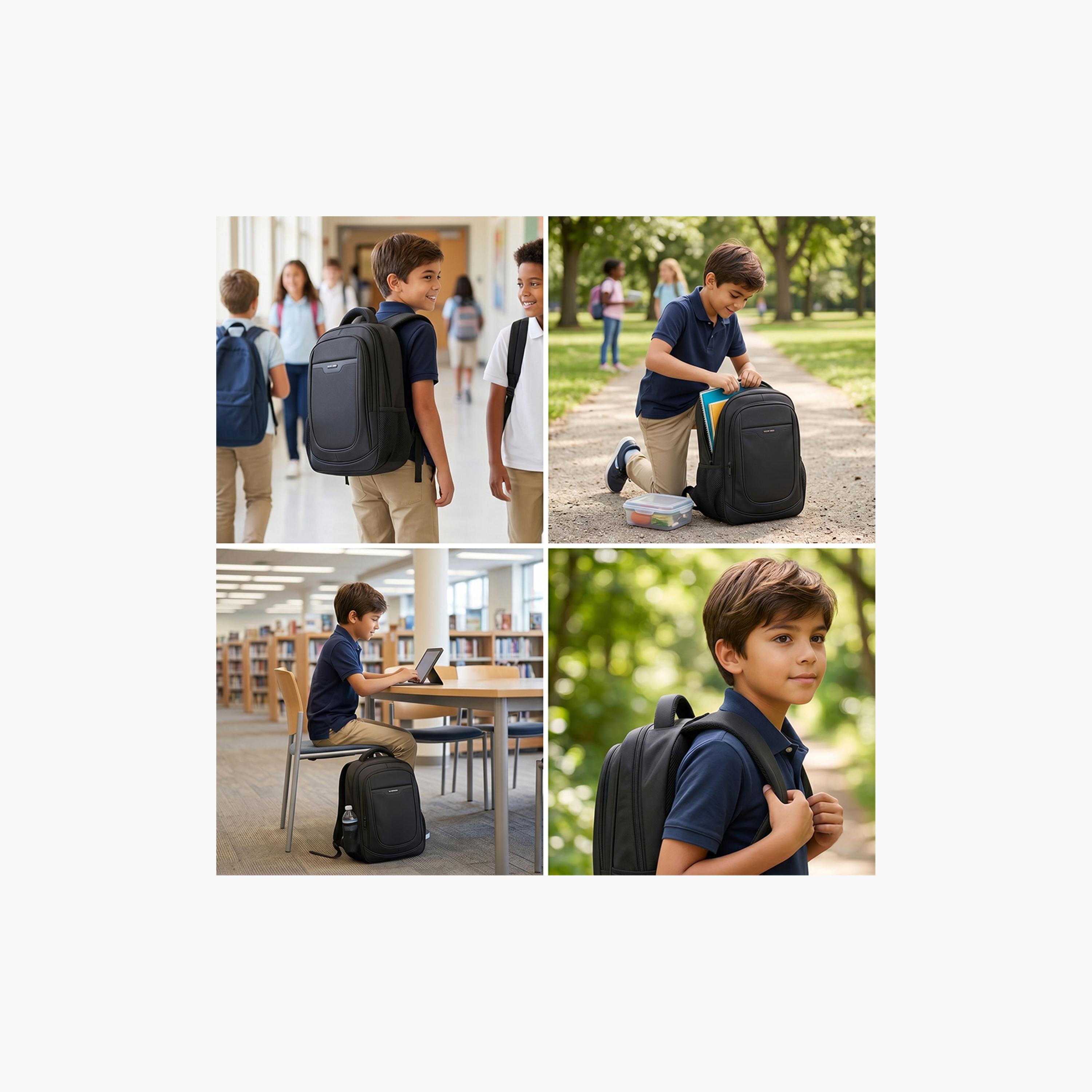Eazy Kids Laptop Sleeves Backpack with Trolley - 16 Inch-school-bagsandbackpacks-trolleybags-image-9