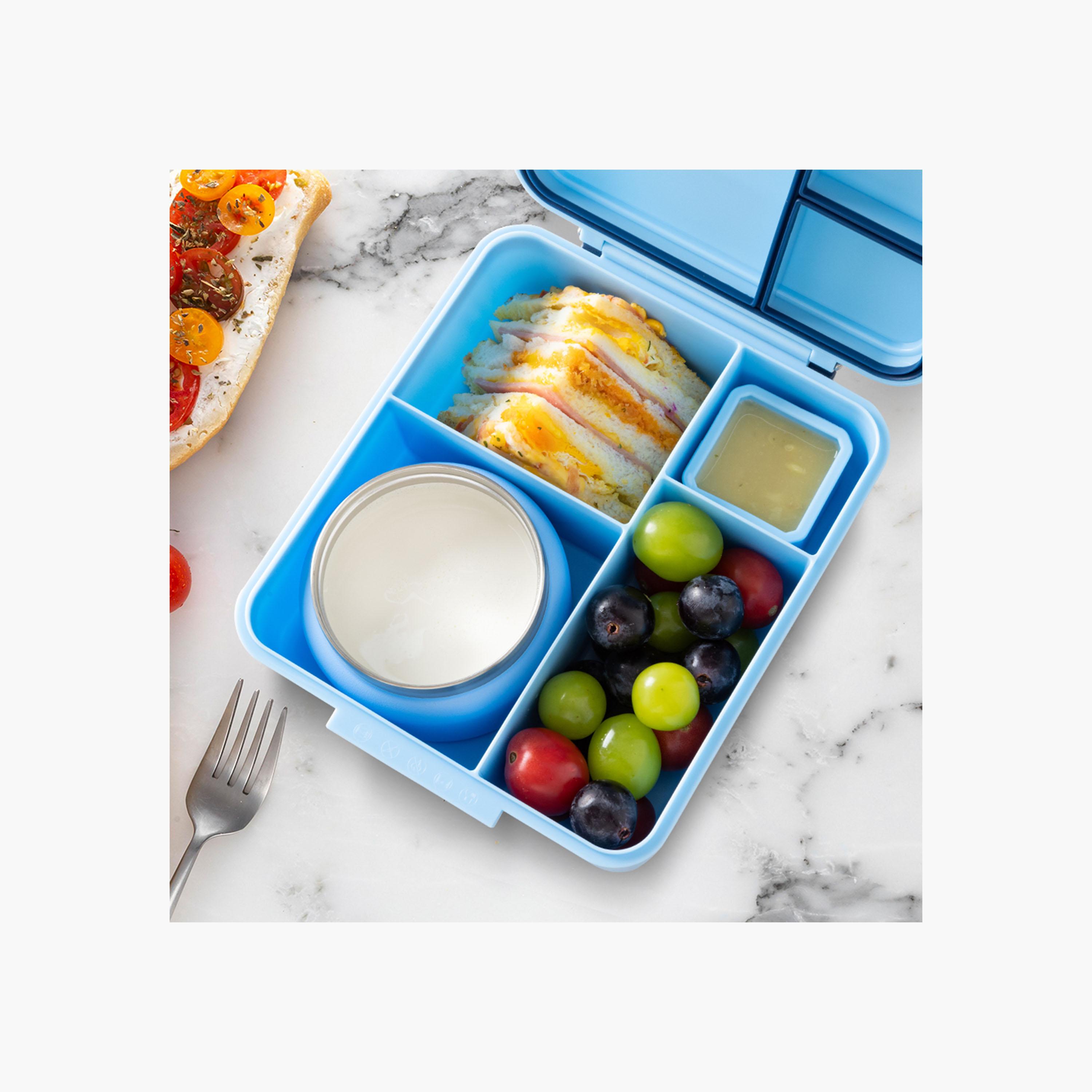 Eazy Kids Jumbo Bento Lunch Box with Steel & Sause Jars Tritan Water Bottle - 850 ml-school-lunchessentials-lunchboxes-image-15
