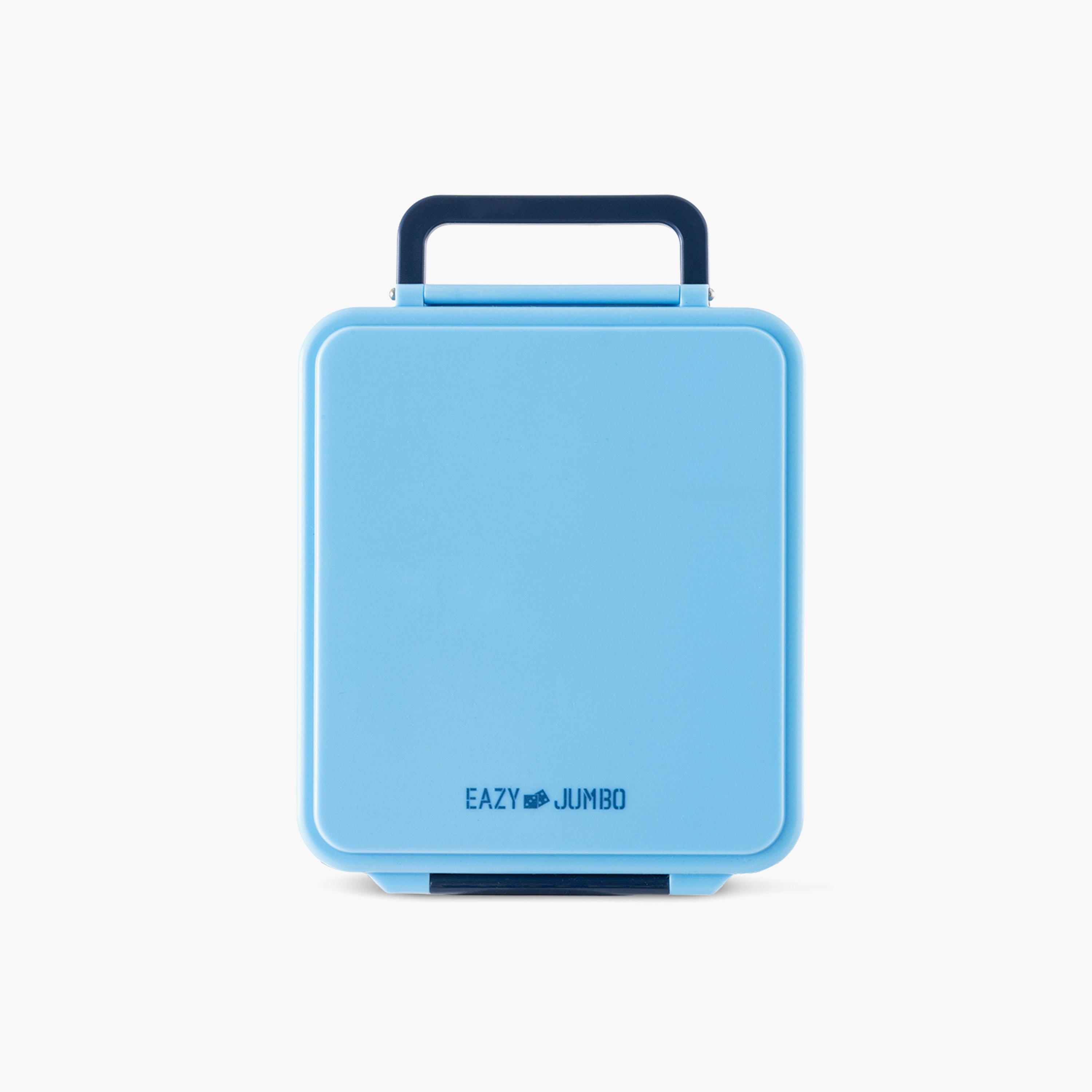 Eazy Kids Jumbo Bento Lunch Box with Steel & Sause Jars Tritan Water Bottle - 850 ml-school-lunchessentials-lunchboxes-image-4