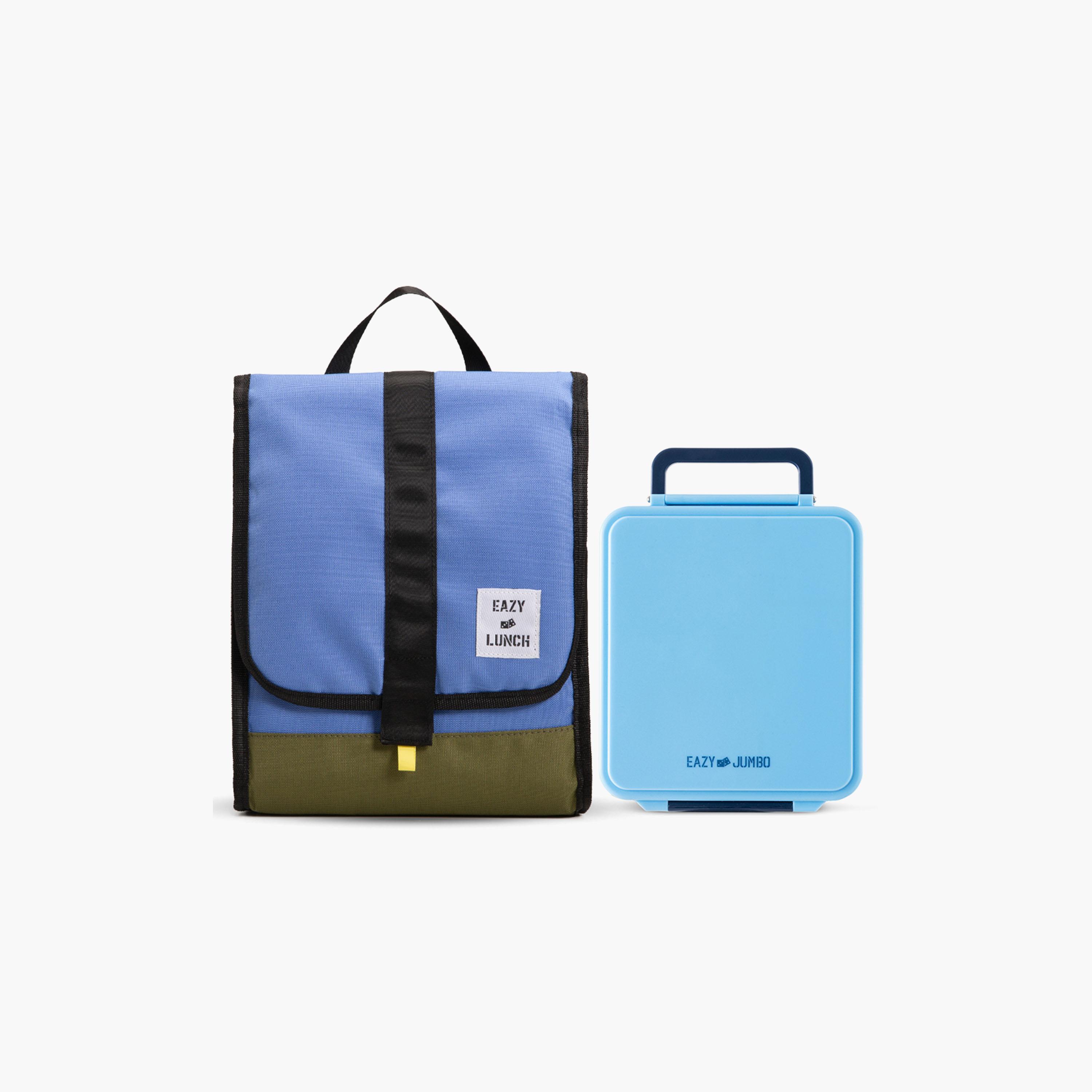 Eazy Kids Insulated Lunch Bag with Jumbo Bento Lunch Box-school-lunchessentials-lunchbags-image-1