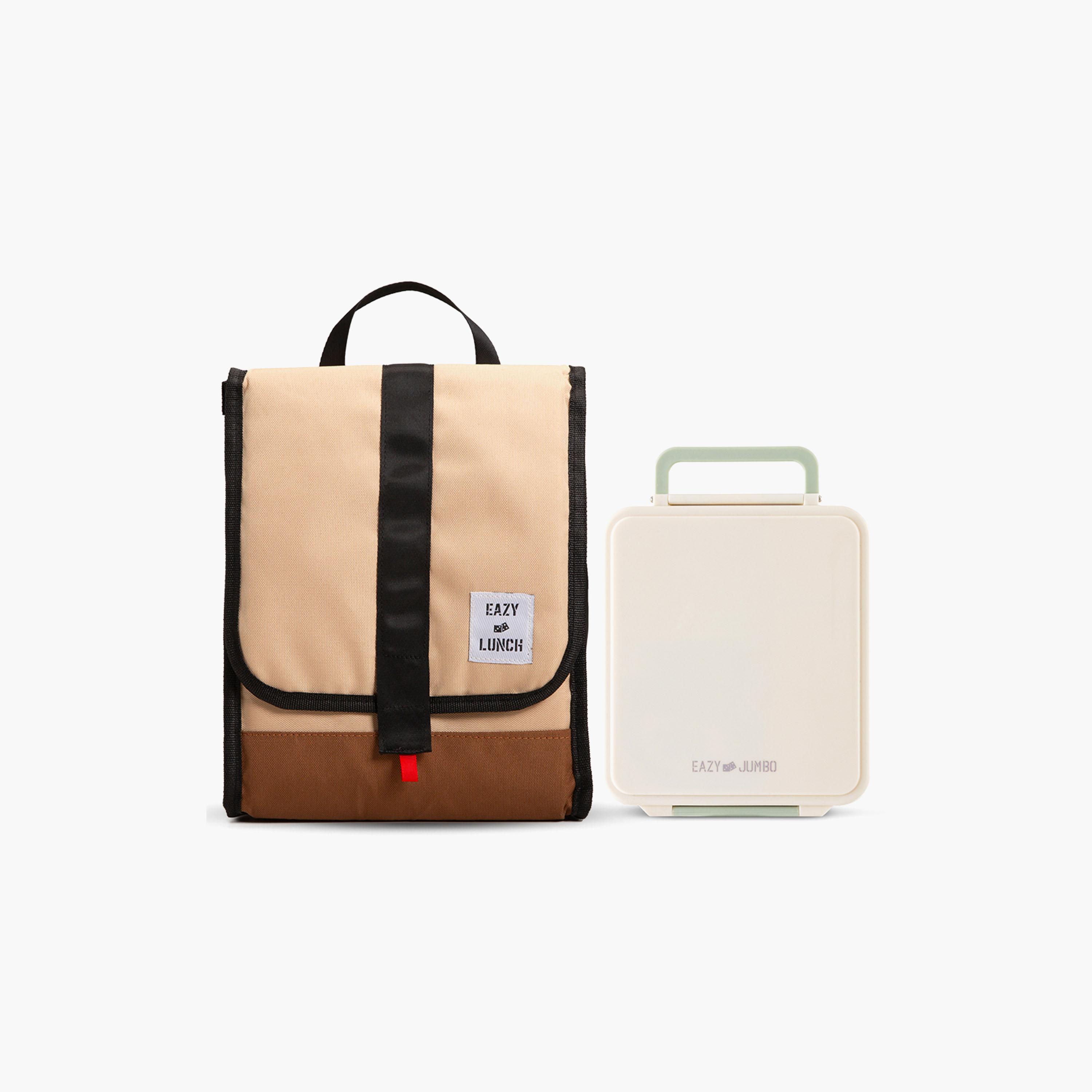 Eazy Kids Insulated Lunch Bag with Jumbo Bento Lunch Box-school-lunchessentials-lunchbags-image-1