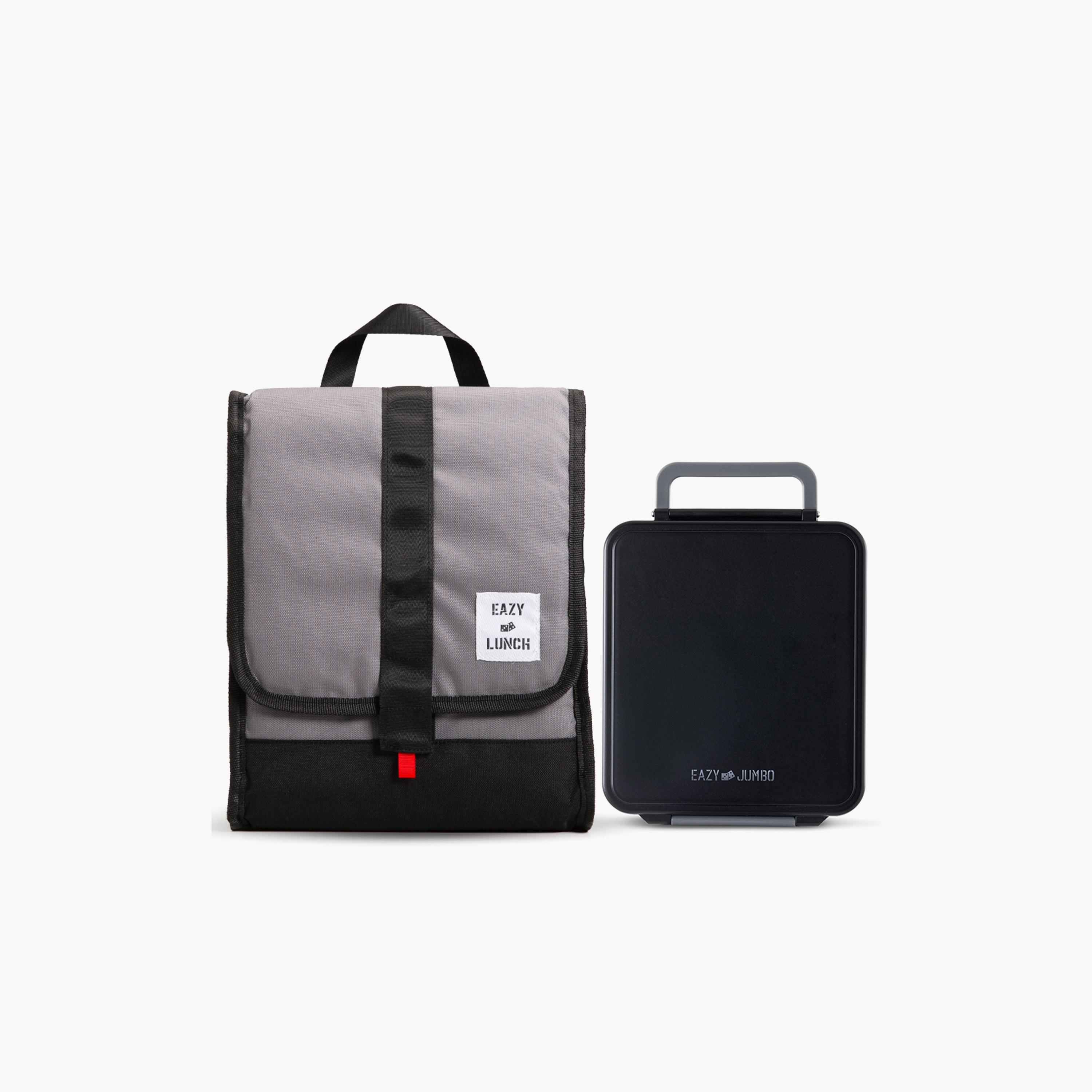 Eazy Kids Insulated Lunch Bag with Jumbo Bento Lunch Box-school-lunchessentials-lunchbags-image-1