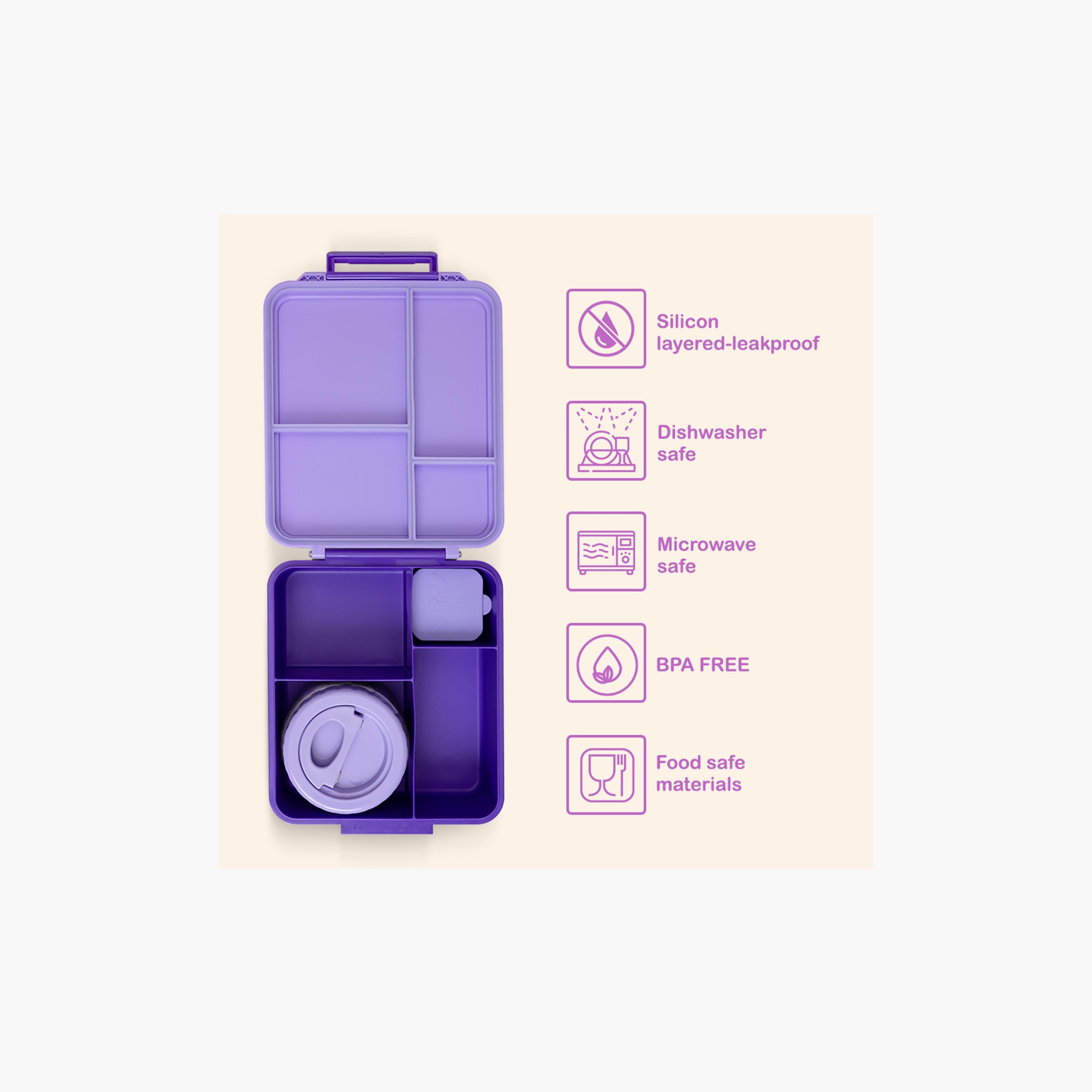 Eazy Kids Jumbo Bento Lunch Box with Storage Jar & Tritan Water Bottle - 850 ml-school-lunchessentials-lunchboxes-image-13