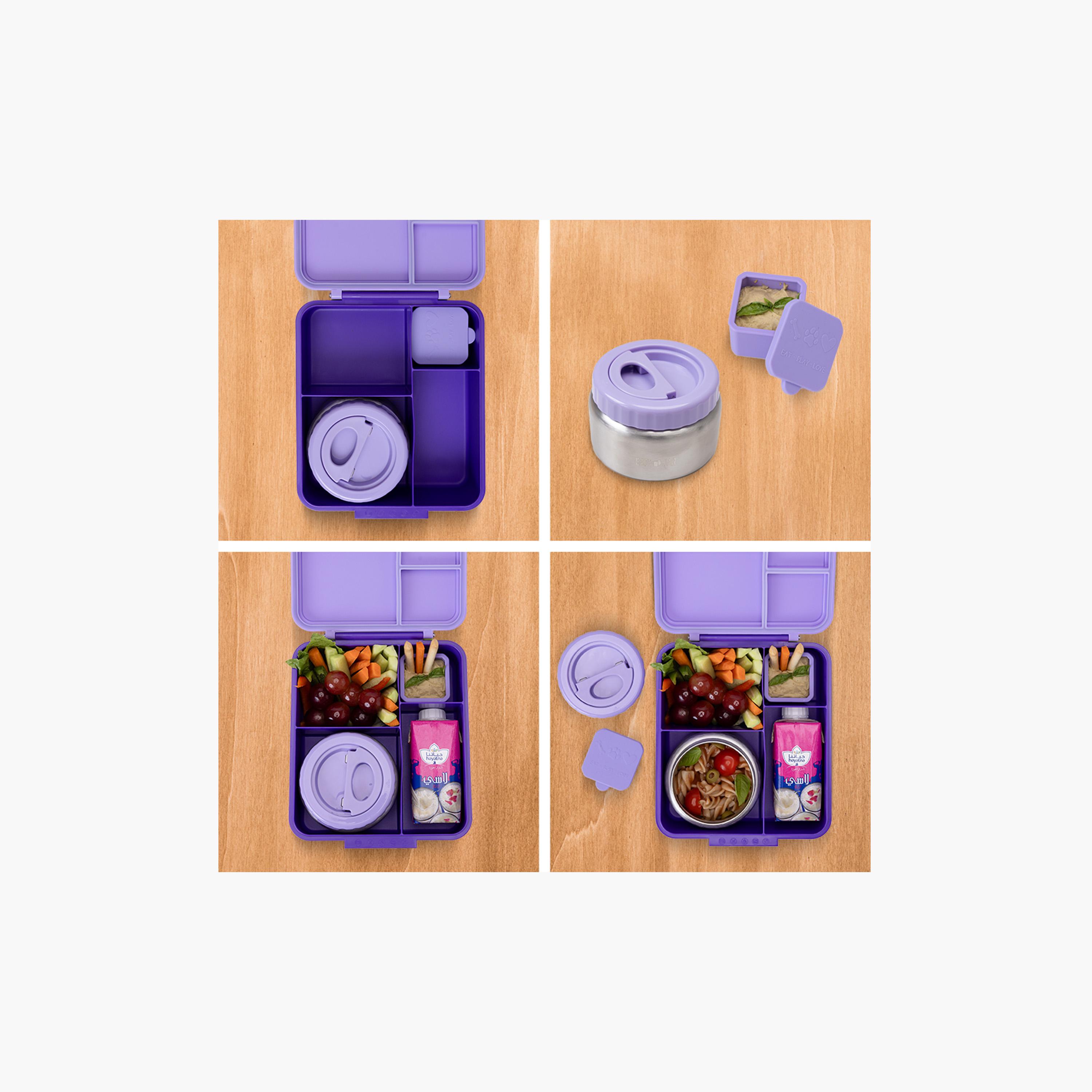 Eazy Kids Jumbo Bento Lunch Box with Storage Jar & Tritan Water Bottle - 850 ml-school-lunchessentials-lunchboxes-image-14