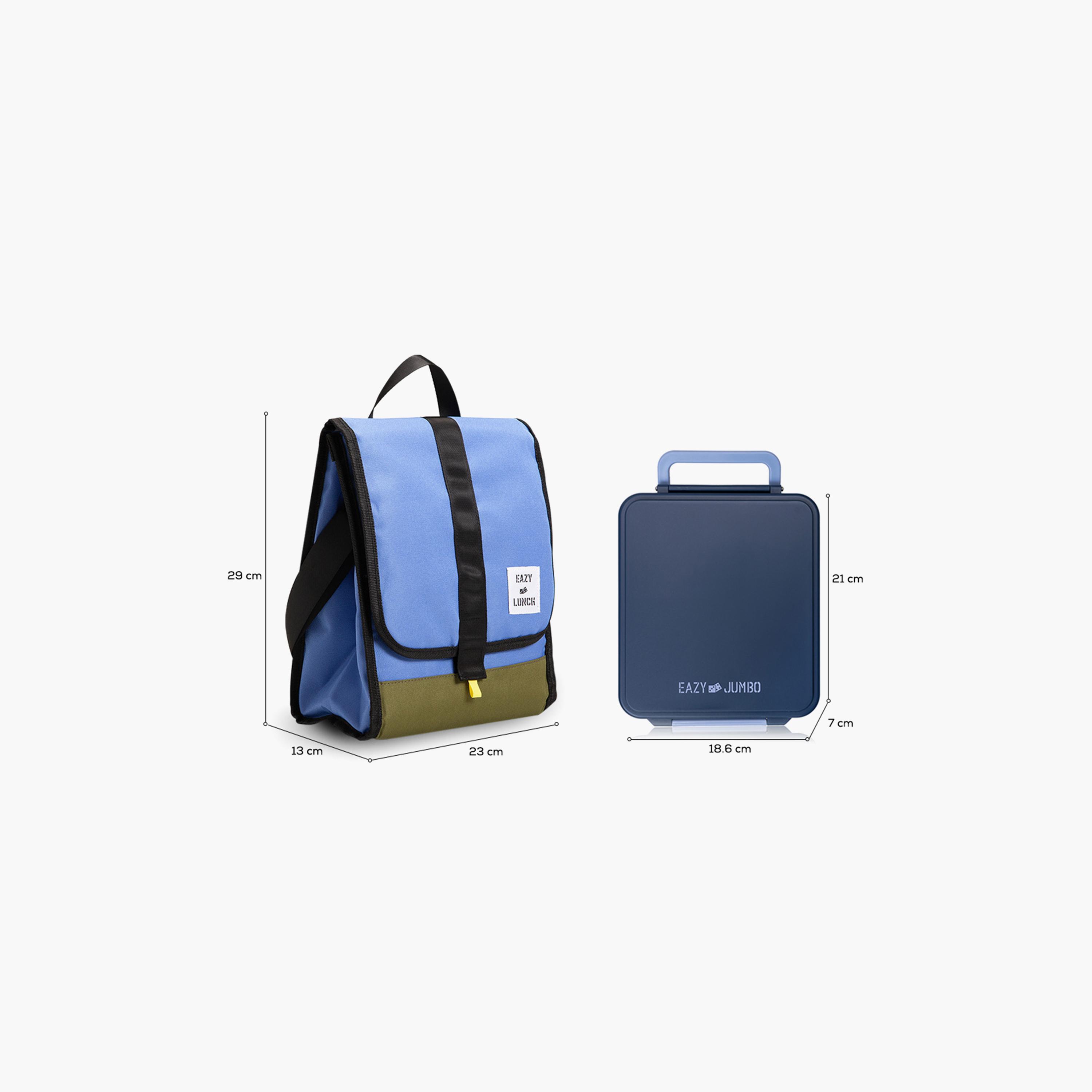 Eazy Kids Insulated Lunch Bag with Storage Jar Jumbo Bento Lunch Box-school-lunchessentials-lunchbags-image-7