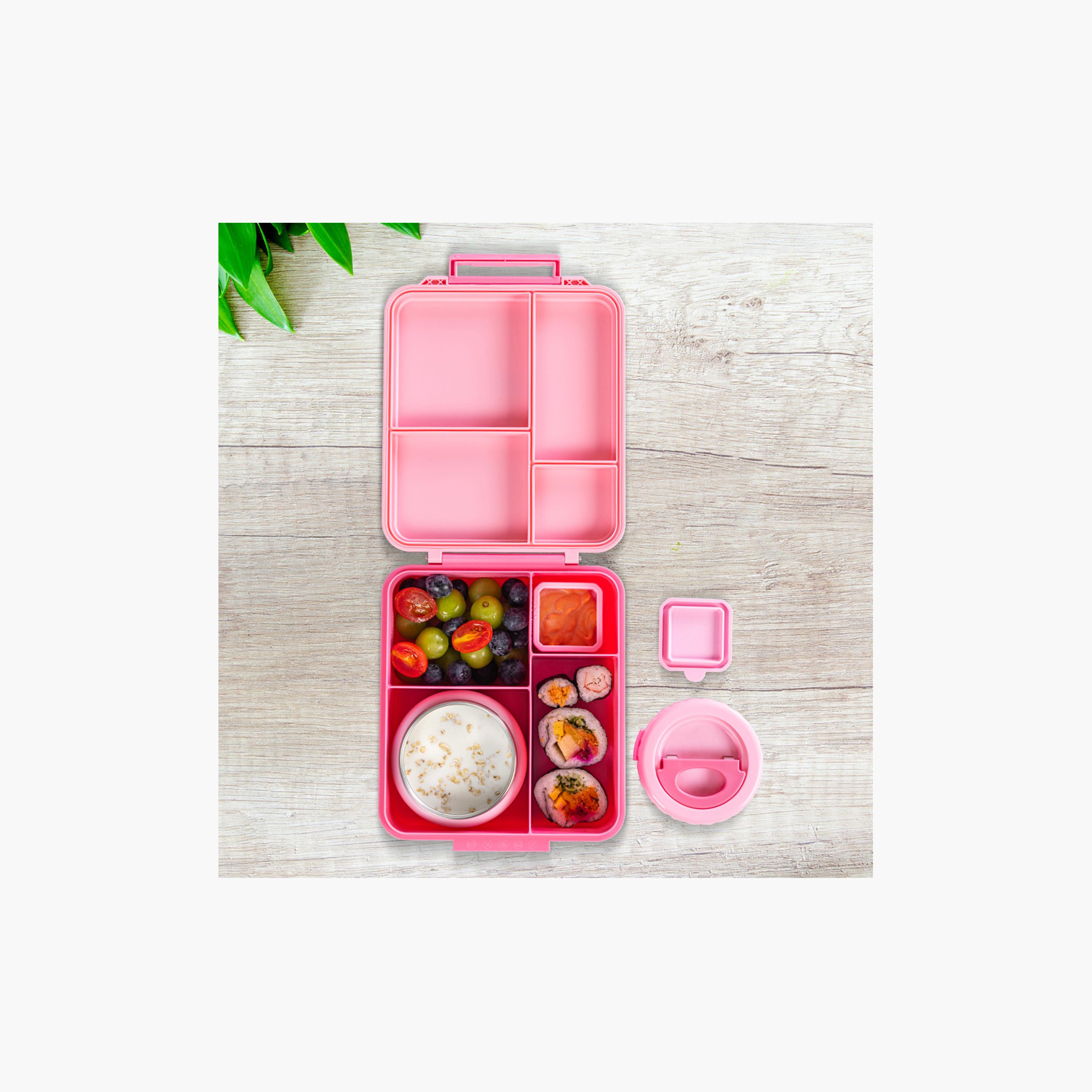 Eazy Kids Jumbo Bento Lunch Box with Storage Jar & Tritan Water Bottle - 850 ml-school-lunchessentials-lunchboxes-image-10